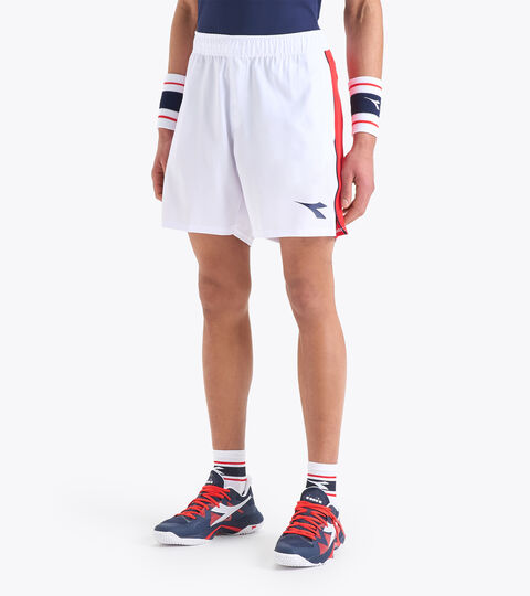 Tennis shorts - Men BERMUDA ICON OPTICAL WHITE - Diadora