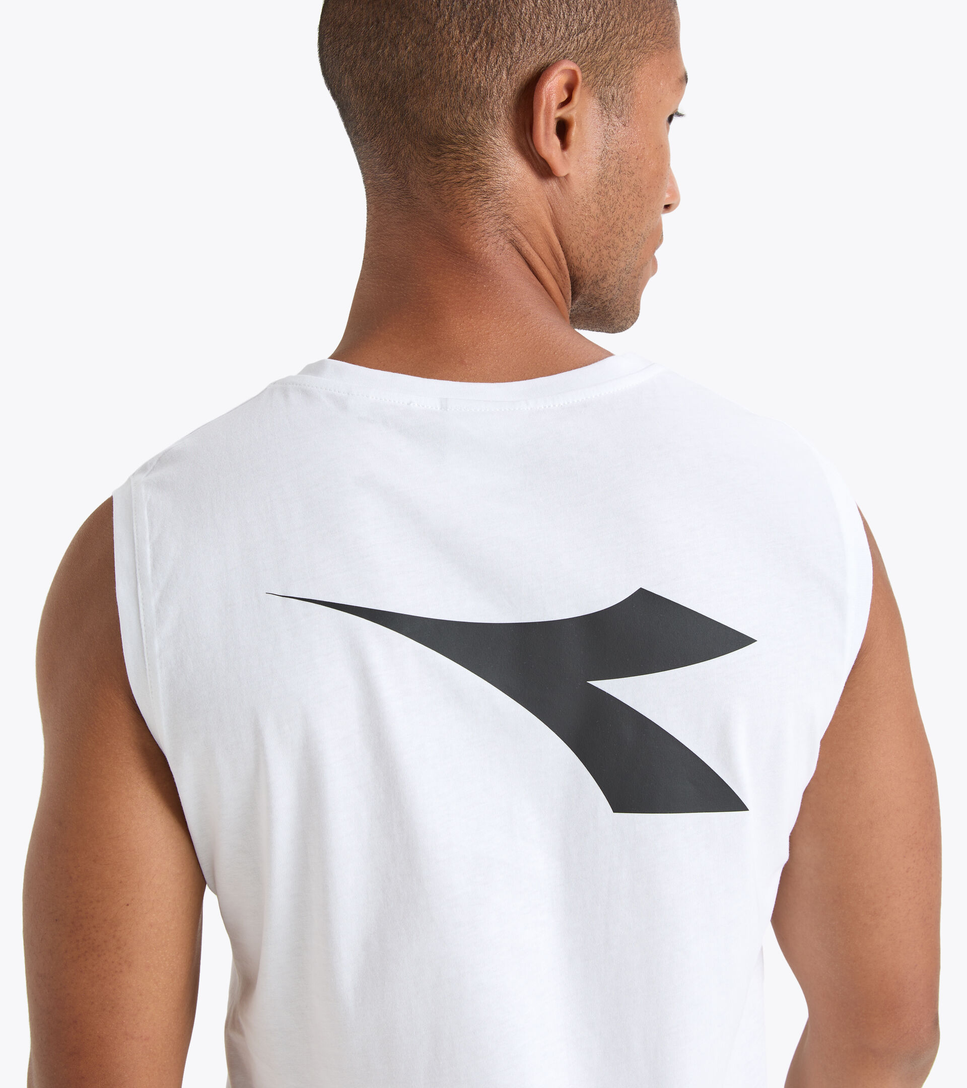 Sleeveless shirt Men - Italy National Volleyball Team  SLEEVELESS ALLENAMENTO UOMO BV ITALIA OPTICAL WHITE - Diadora