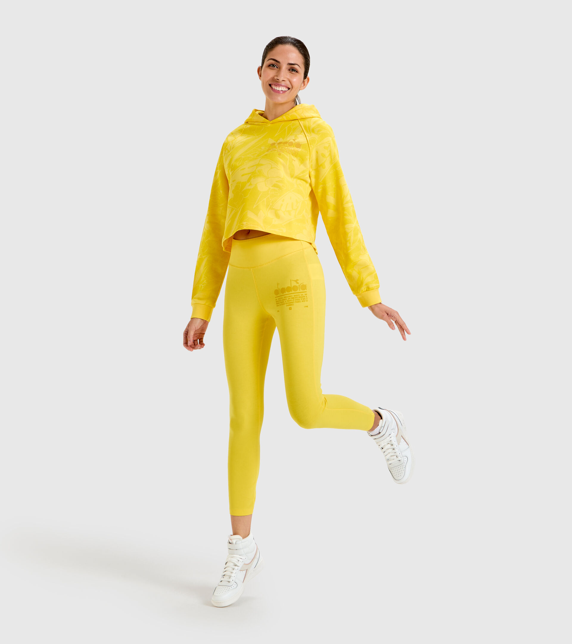 Leggings elásticos - Mujer L. LEGGINGS MANIFESTO LENTE AMARILLA - Diadora