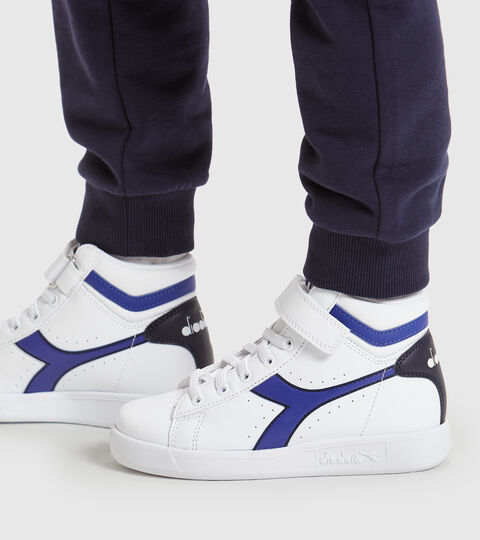 GAME P HIGH PS, WHITE/PEACOAT Sports shoes - Kids 4-8 years GAME P HIGH PS WHITE/PEACOAT - Diadora
