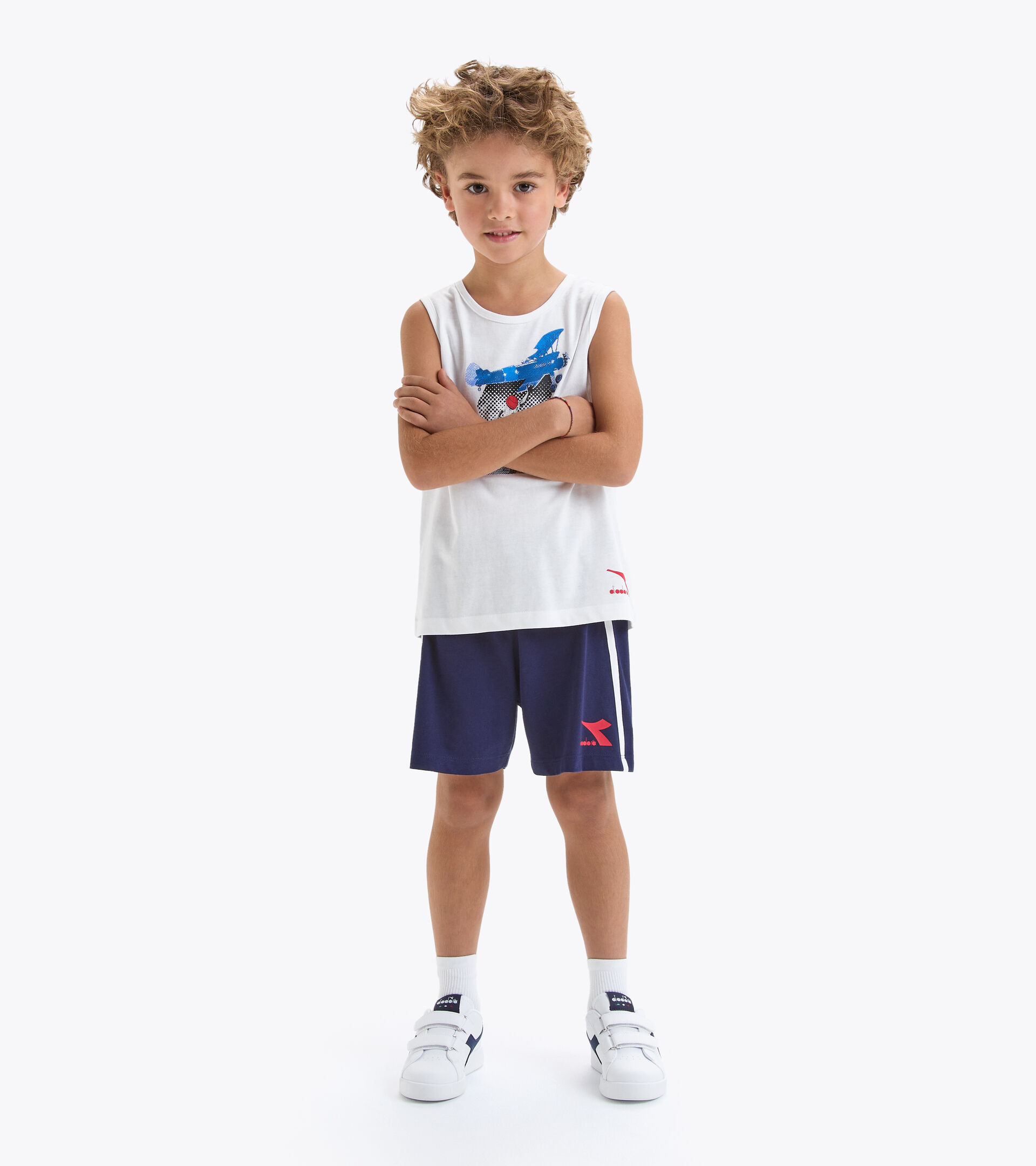 Sport set - Boys JB.SET SL SPORT ART OPTICAL WHITE - Diadora