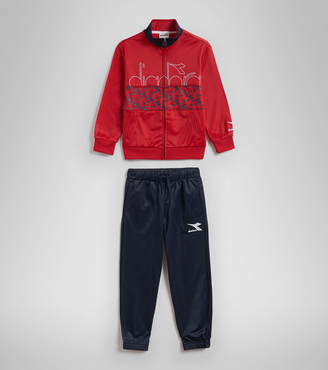 JB.TRACKSUIT FZ HOOPLA, TANGO RED Tracksuit - Kids JB.TRACKSUIT FZ HOOPLA TANGO RED - Diadora