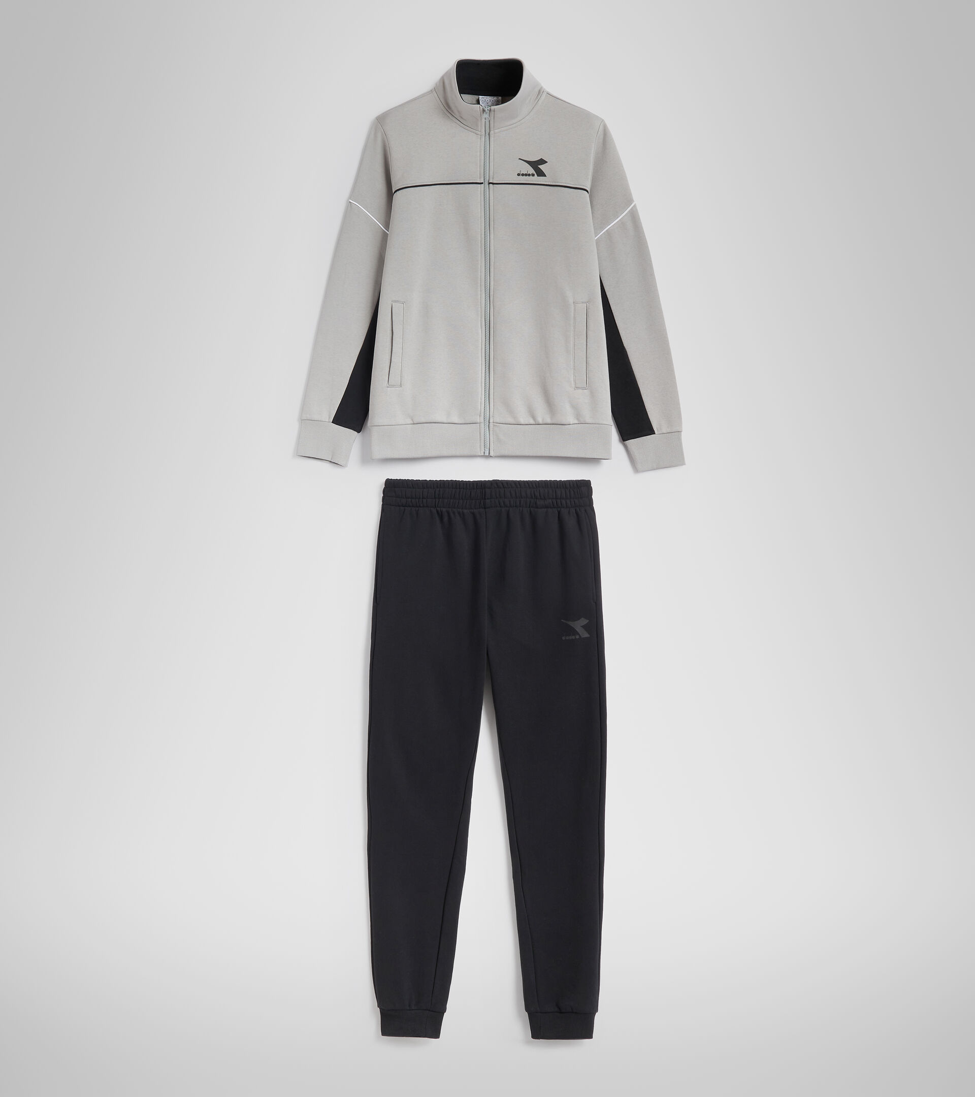 Tracksuit - Men TRACKSUIT FZ CORE GRAY MOUSE - Diadora
