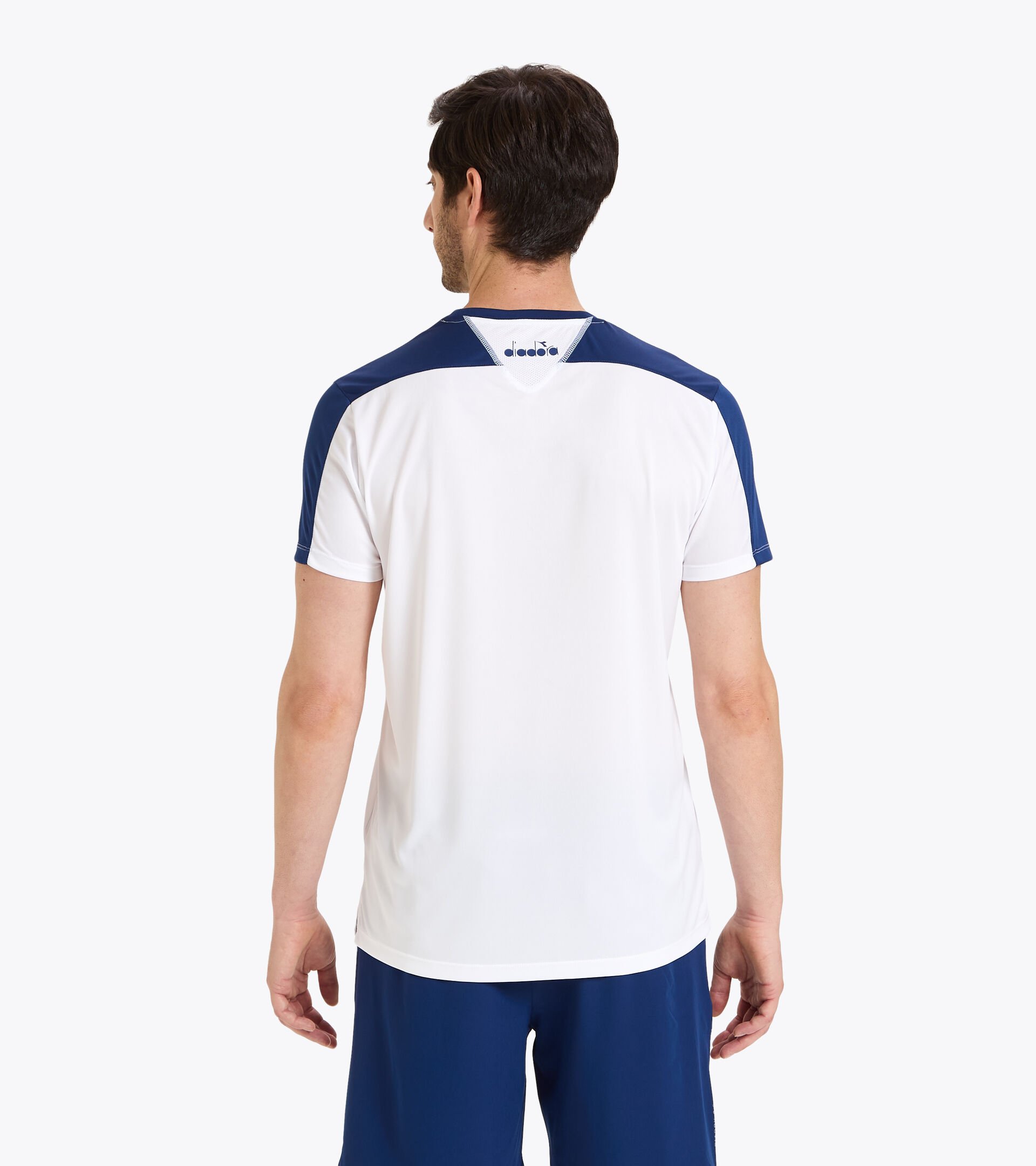 Tennis T-shirt - Men T-SHIRT TEAM SALTIRE NAVY - Diadora