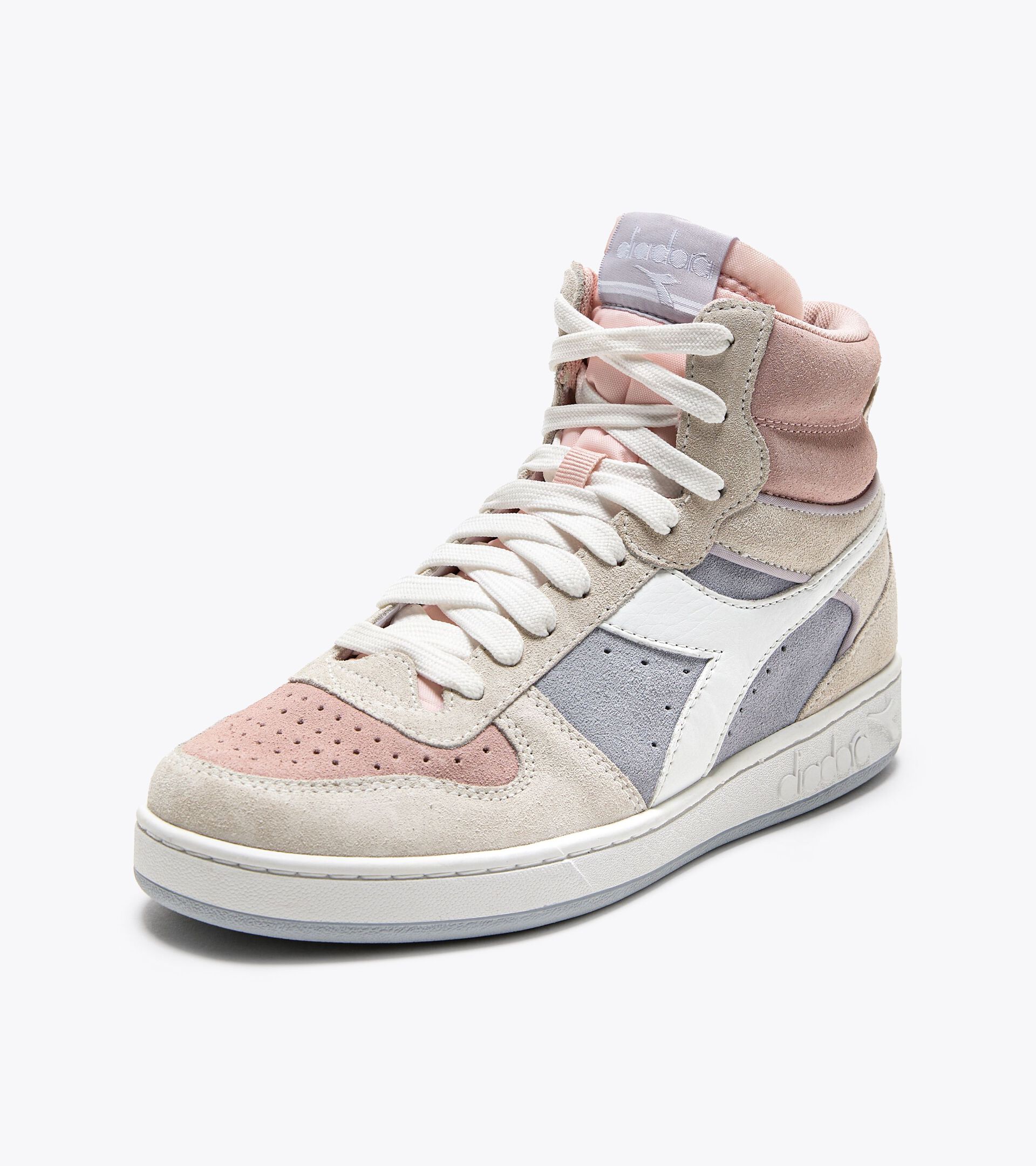 Sporty sneakers - Women MAGIC BASKET MID SUEDE WN ARCTIC ICE/BARELY BLUE - Diadora