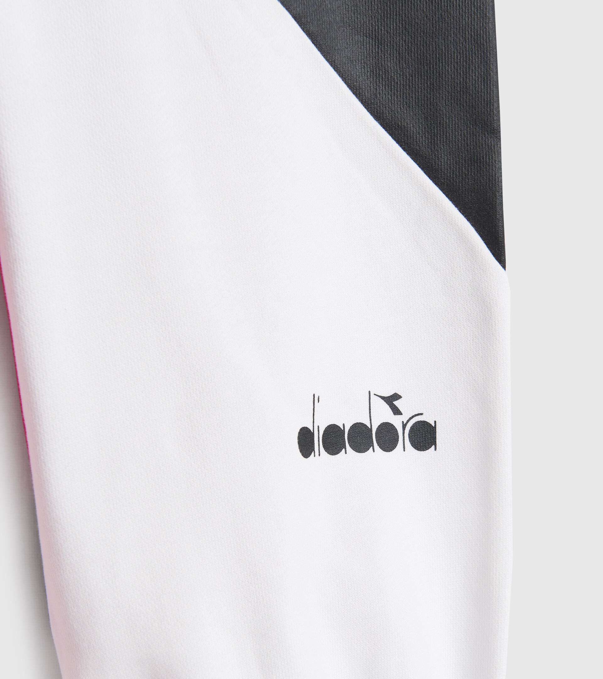 Brushed cotton sports trousers - Unisex JU. JOGGER PANT POWER LOGO SHOCKING PINK - Diadora