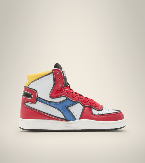 Heritage-Schuh - Made in Italy - Unisex MI BASKET DESSAU BIANCO/ROSSO - Diadora