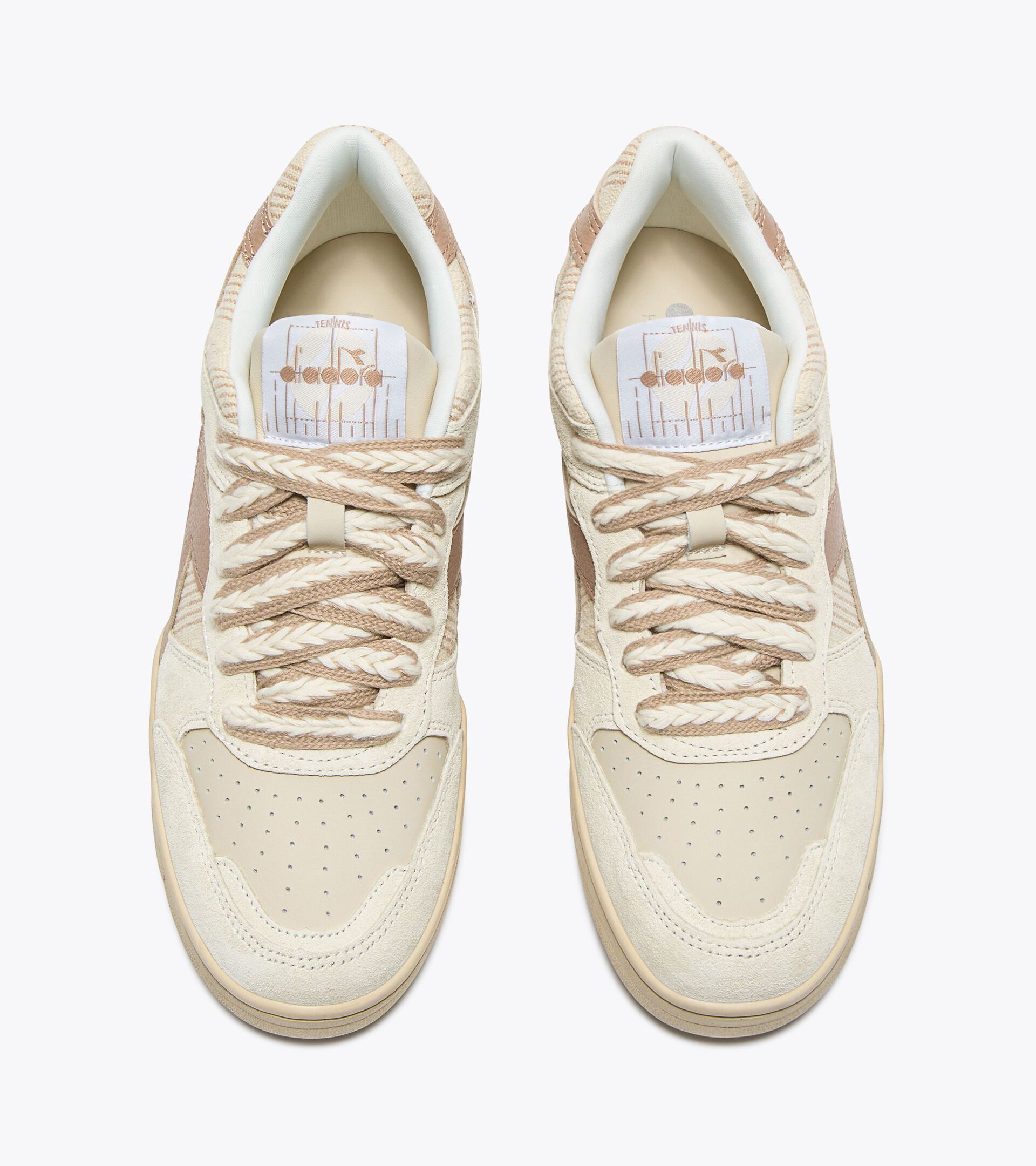 Heritage leather sneaker - All-gender B.560 BOHO LIGHT BROWN HAZELNUT - Diadora