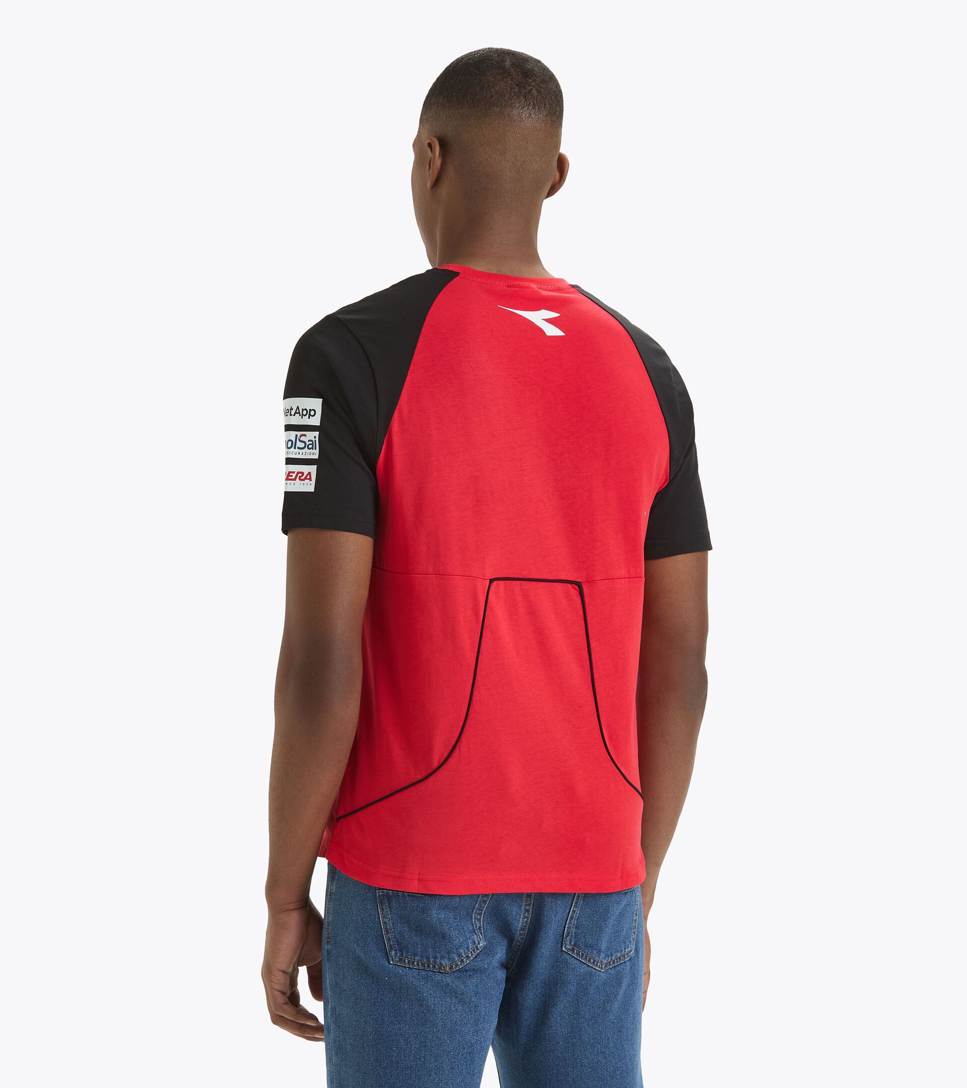 T-shirt au style sportif réplique Ducati MotoGP 2024 - Homme T-SHIRT DUCATI REPLICA MGP24 DUCATI MGP ROUGE/NOIR - Diadora