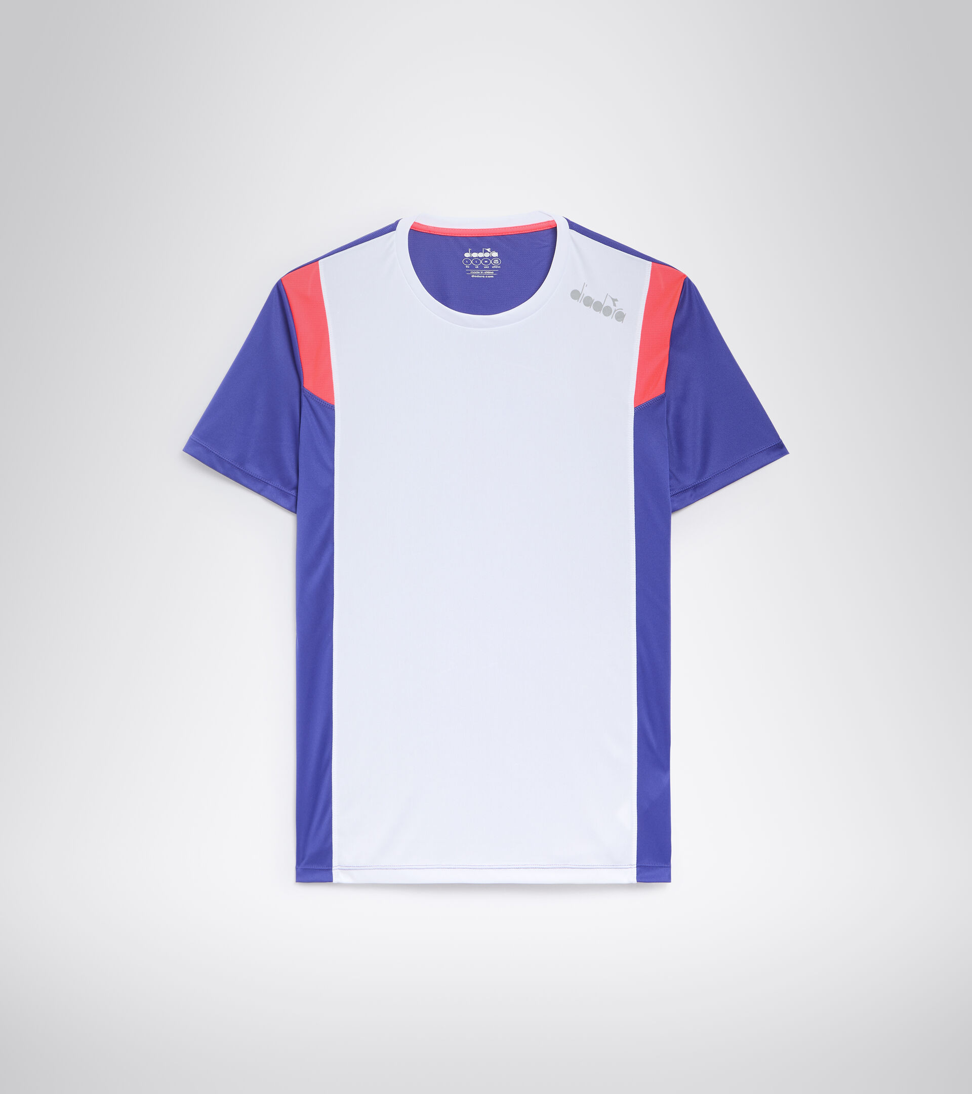 Training T-shirts -Men SS T-SHIRT RUN OPTICAL WHITE - Diadora