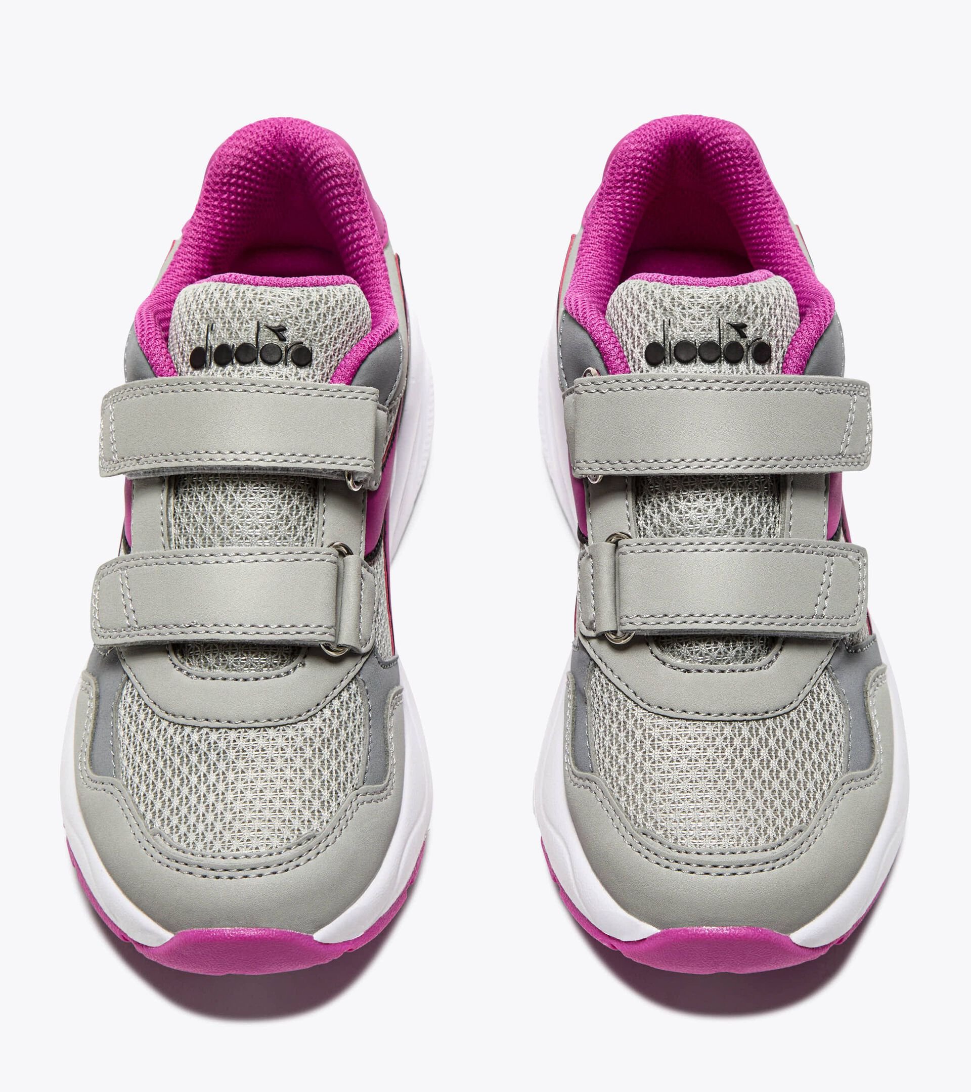 Laufschuh Junior - Für alle Geschlechter FALCON 5 JR V SILBER DD/ROSE VIOLETT - Diadora