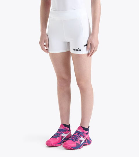 Pantalones cortos de tenis - Mujer L. SHORT TIGHTS POCKET BLANCO VIVO - Diadora