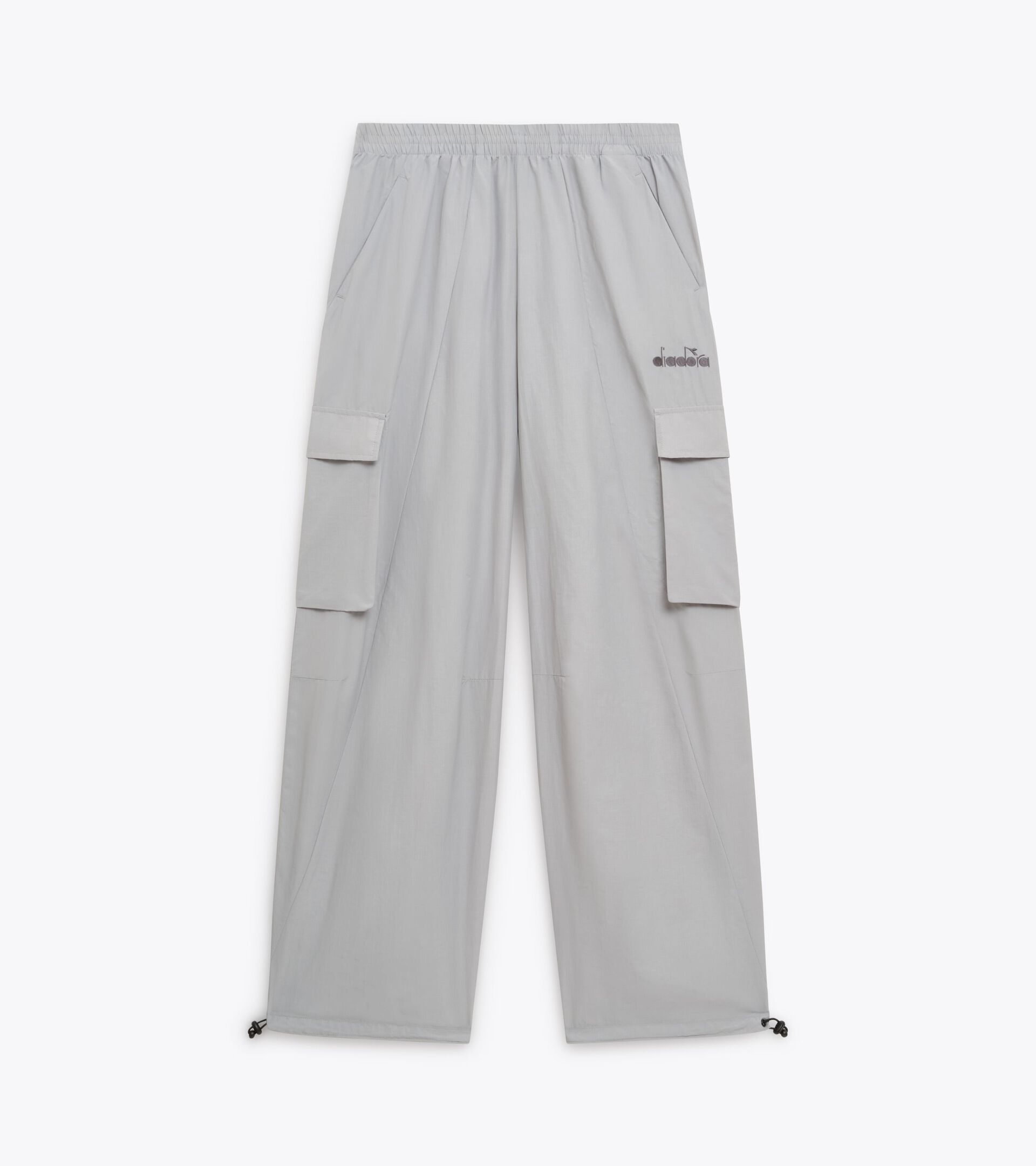 Ripstop nylon track pants - Women&rsquo;s
 L. TRACK PANTS LOGO GREEN GRAY - Diadora