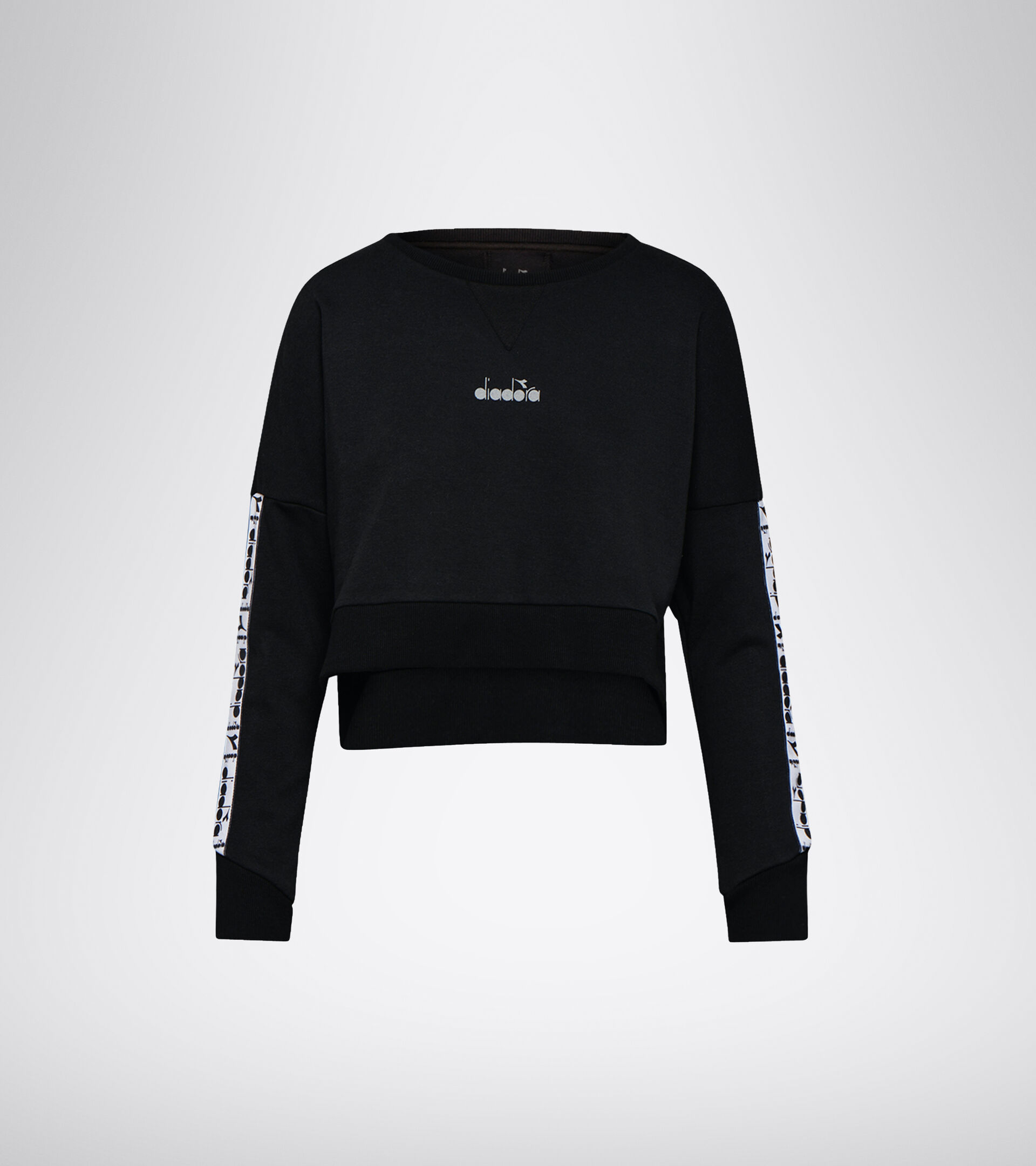 Training sweatshirt - Women L. LIGHTWEIGHT SWEAT BE ONE BLACK - Diadora