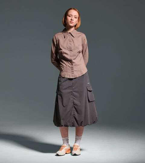 Cargo skirt - Exclusive e-commerce & Cortina Store - Women's L. CARGO LONG SKIRT GRAY - Diadora