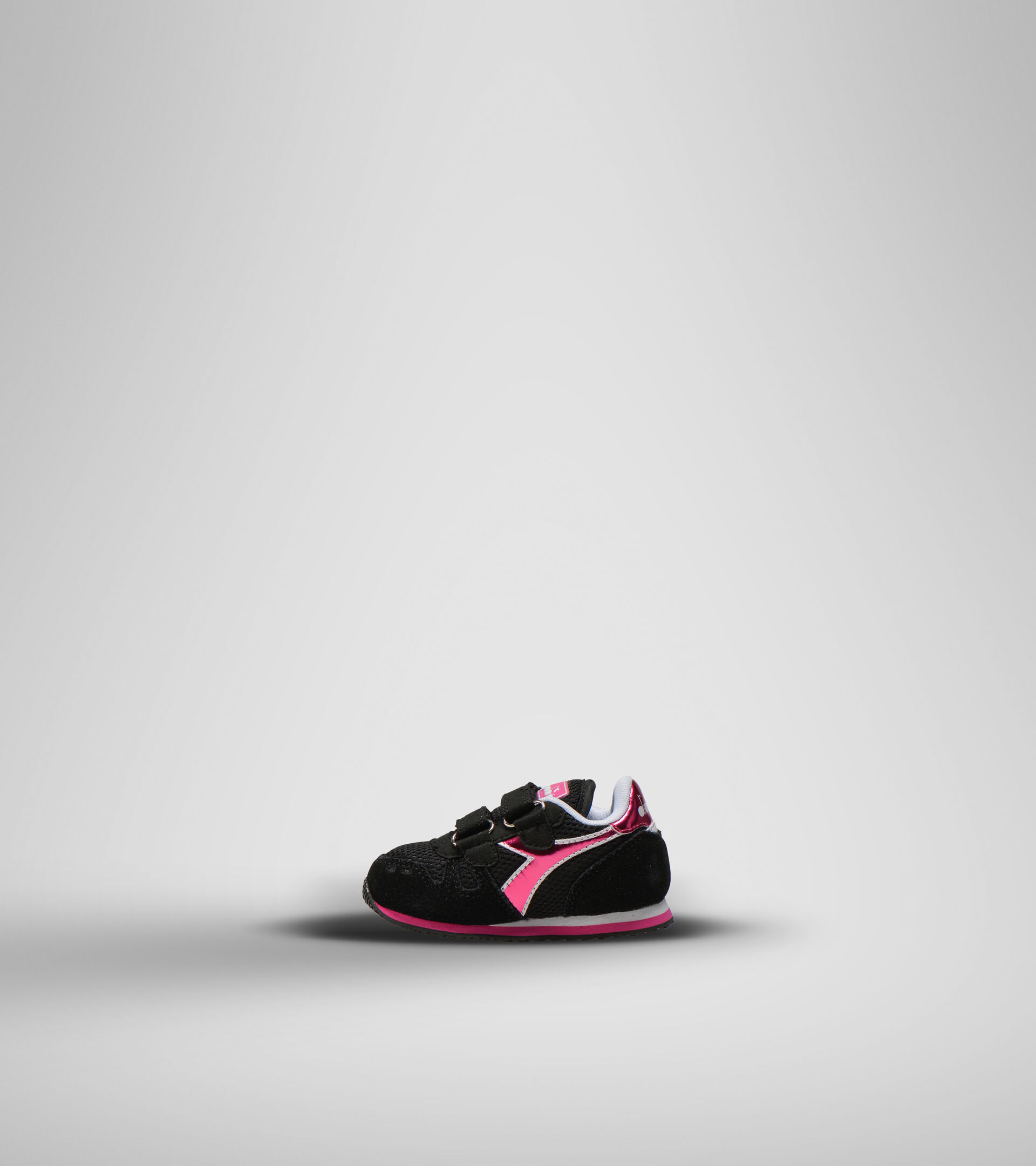 Sports shoes - Toddlers 1-4 years SIMPLE RUN TD GIRL BLACK - Diadora