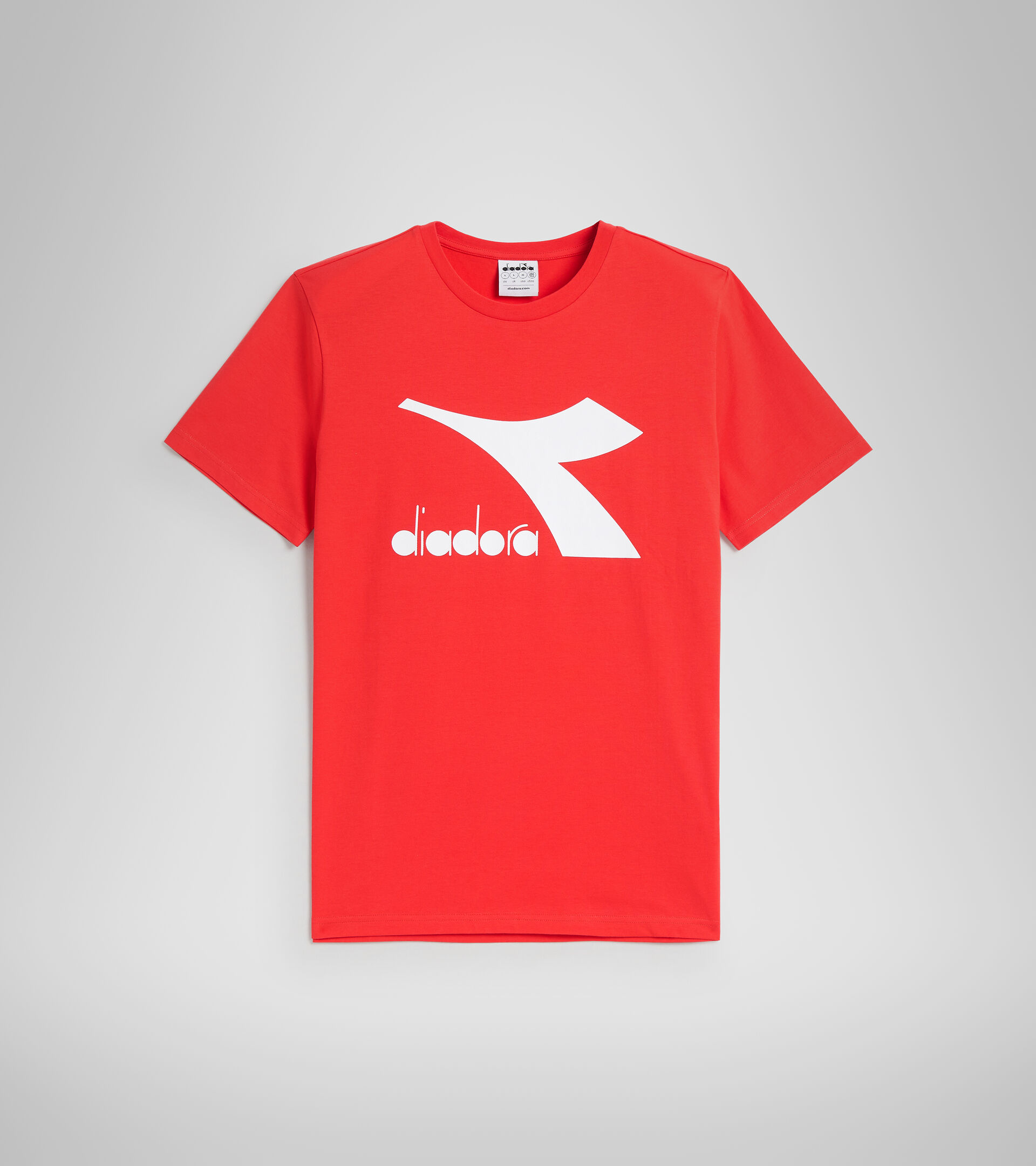 T-shirt en coton - Homme T-SHIRT SS CHROMIA COQUELICOT ROUGE - Diadora