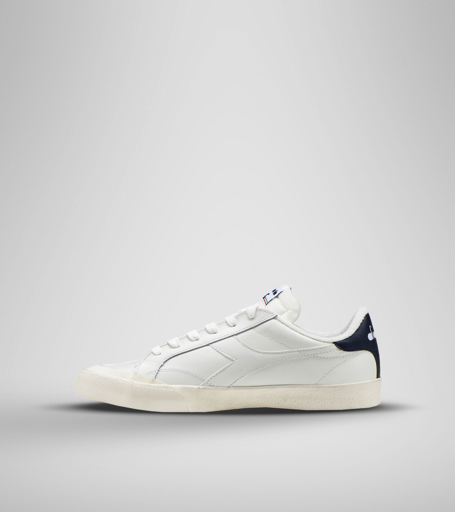 Footwear Sportswear UNISEX MELODY LEATHER DIRTY BIANCO/BLU CORSARO Diadora