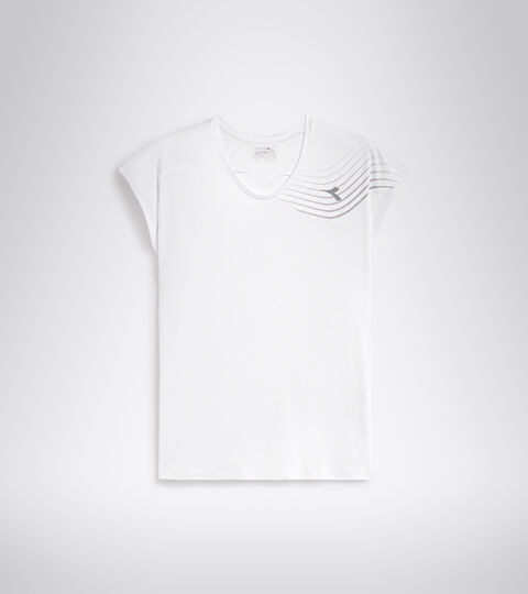 Tennis T-shirt - Women L. T-SHIRT COURT OPTICAL WHITE - Diadora