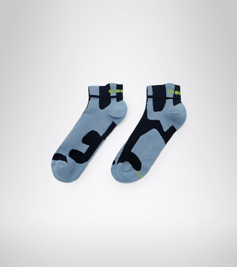 Calcetines de Running - Unisex CUSHION QUARTER SOCKS NEGRO IRIS - Diadora