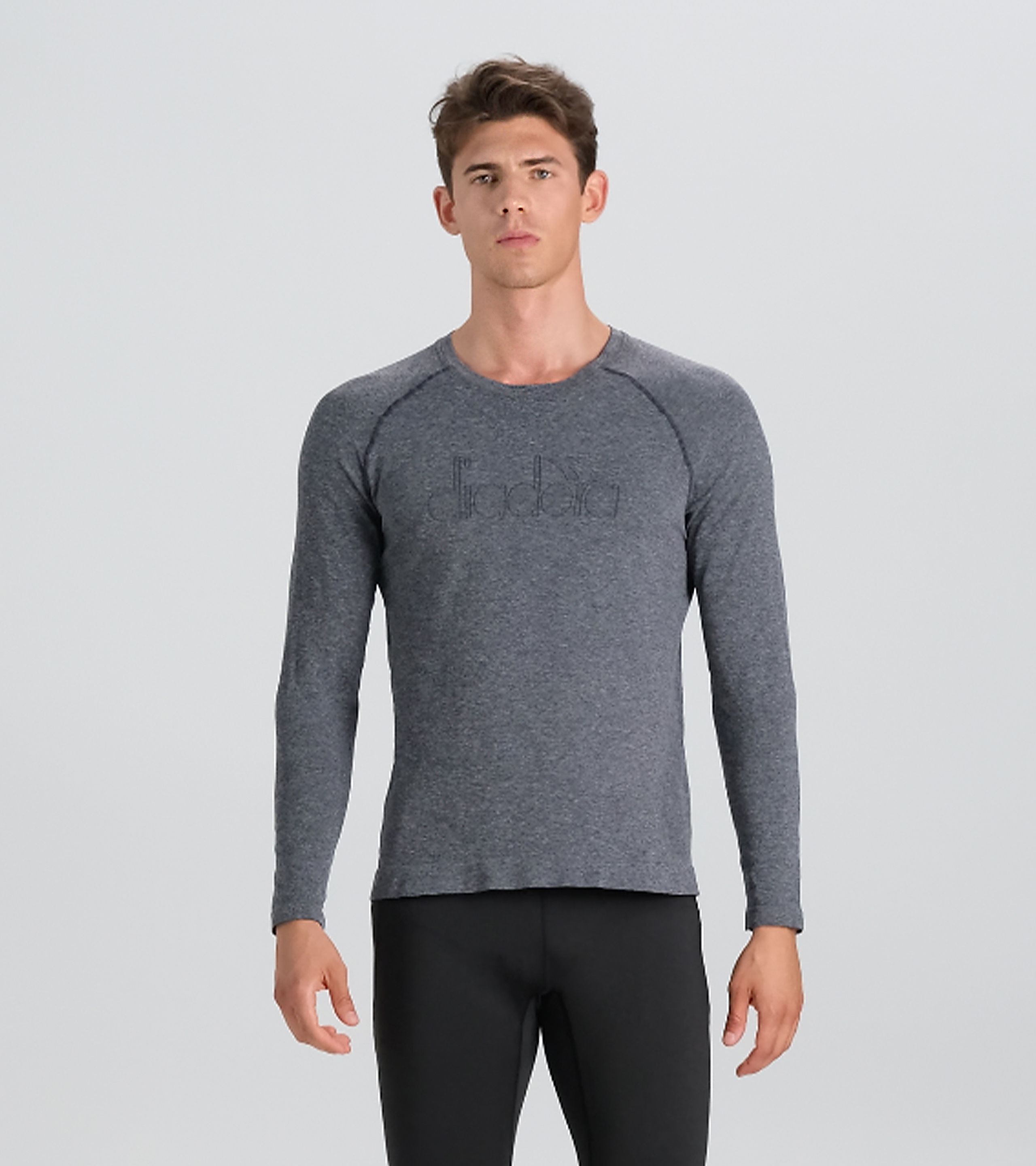 Black mens deals thermal shirt