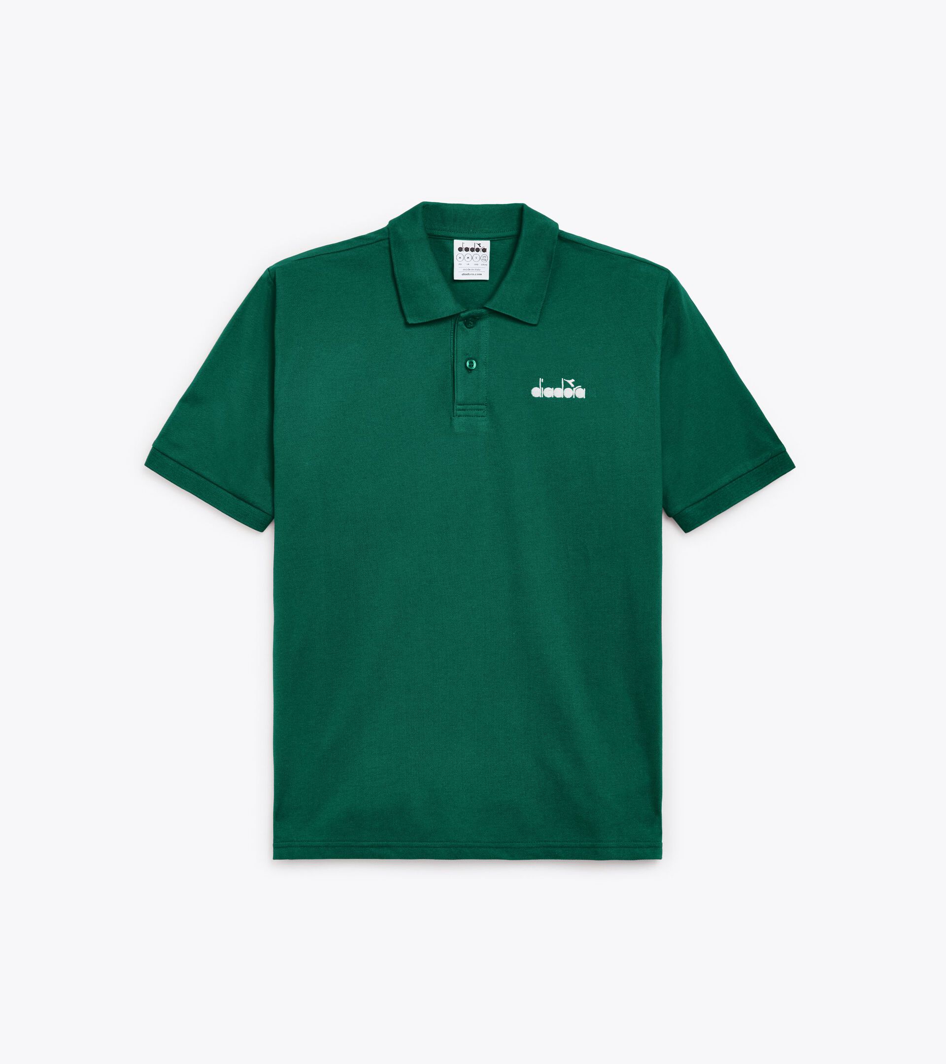 Sporty polo shirt - Made in Italy - Gender Neutral POLO SS LOGO AVENTURINE - Diadora