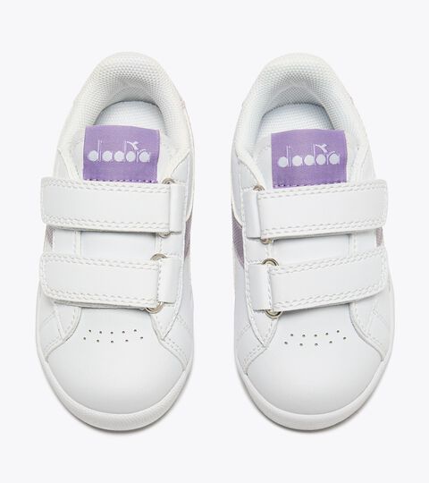 GAME P TD GIRL, WHITE/LIGHT VIOLET Sports shoes - Toddlers 1-4 years GAME P TD GIRL WHITE/LIGHT VIOLET - Diadora