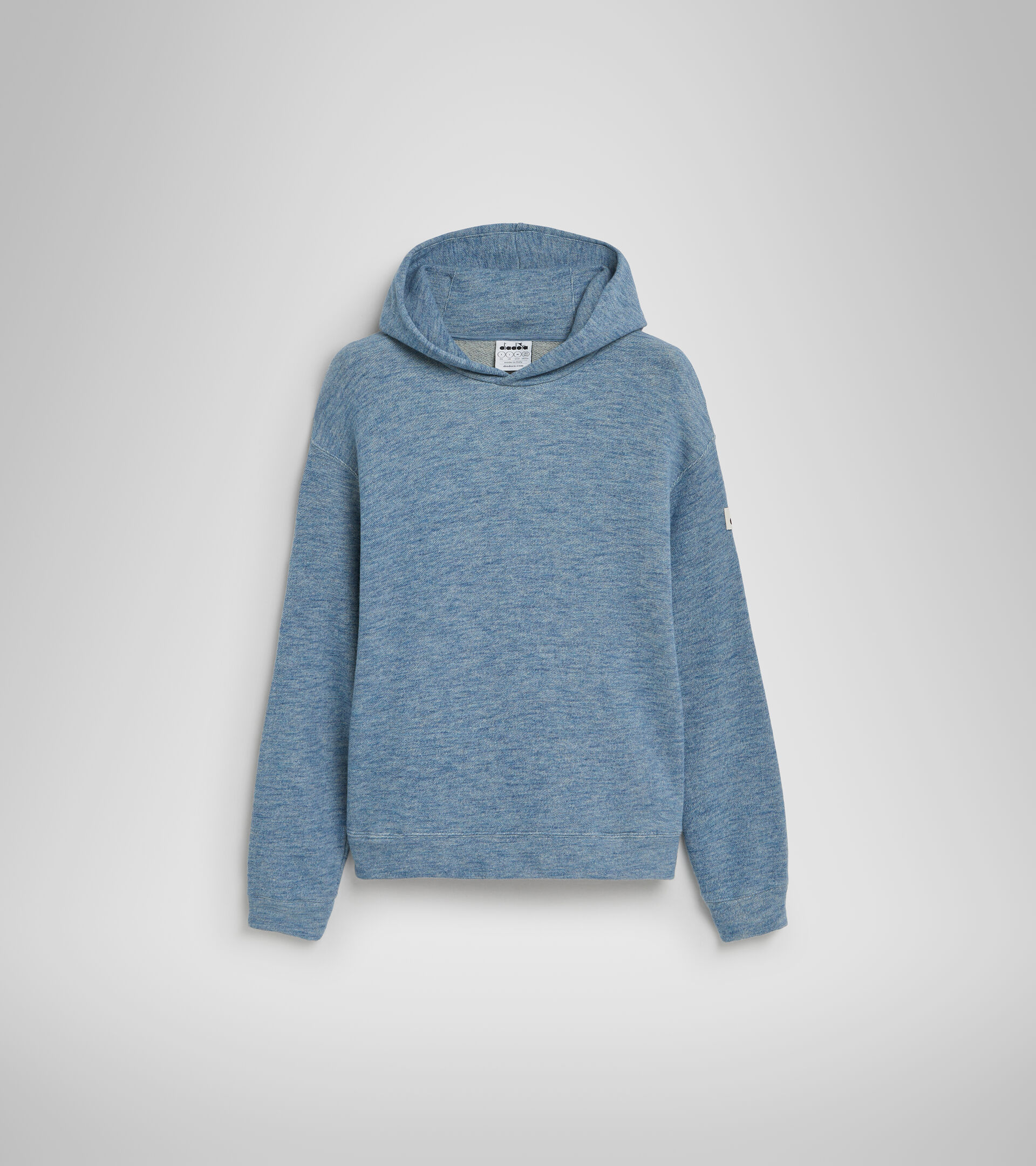 Hooded sweatshirt - Unisex HOODIE MANIFESTO 2030 DELFT MELANGE - Diadora