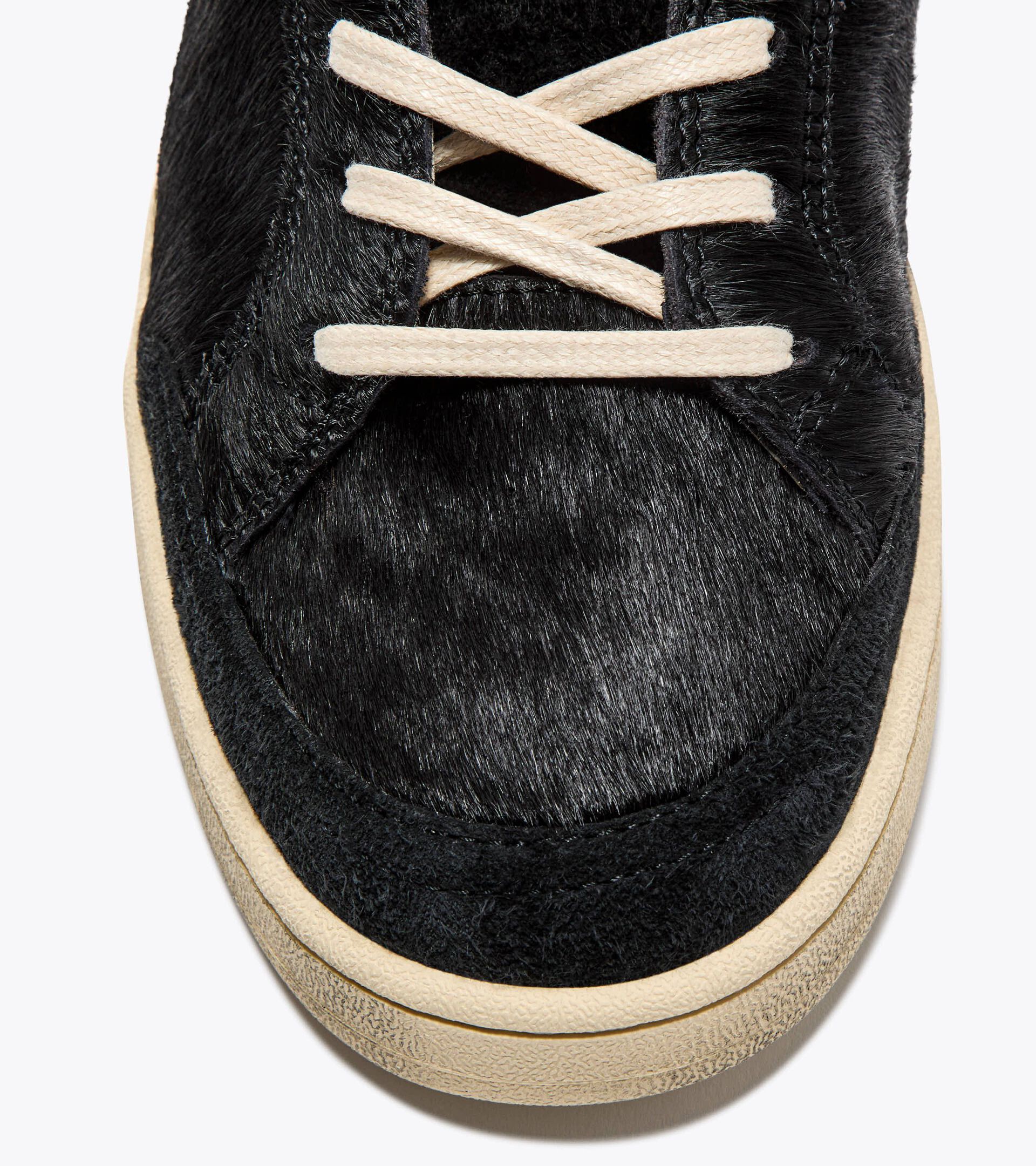 Zapatilla Heritage de piel - Made in Italy - Para todos los géneros PRESTIGE LUX ITALIA NEGRO - Diadora