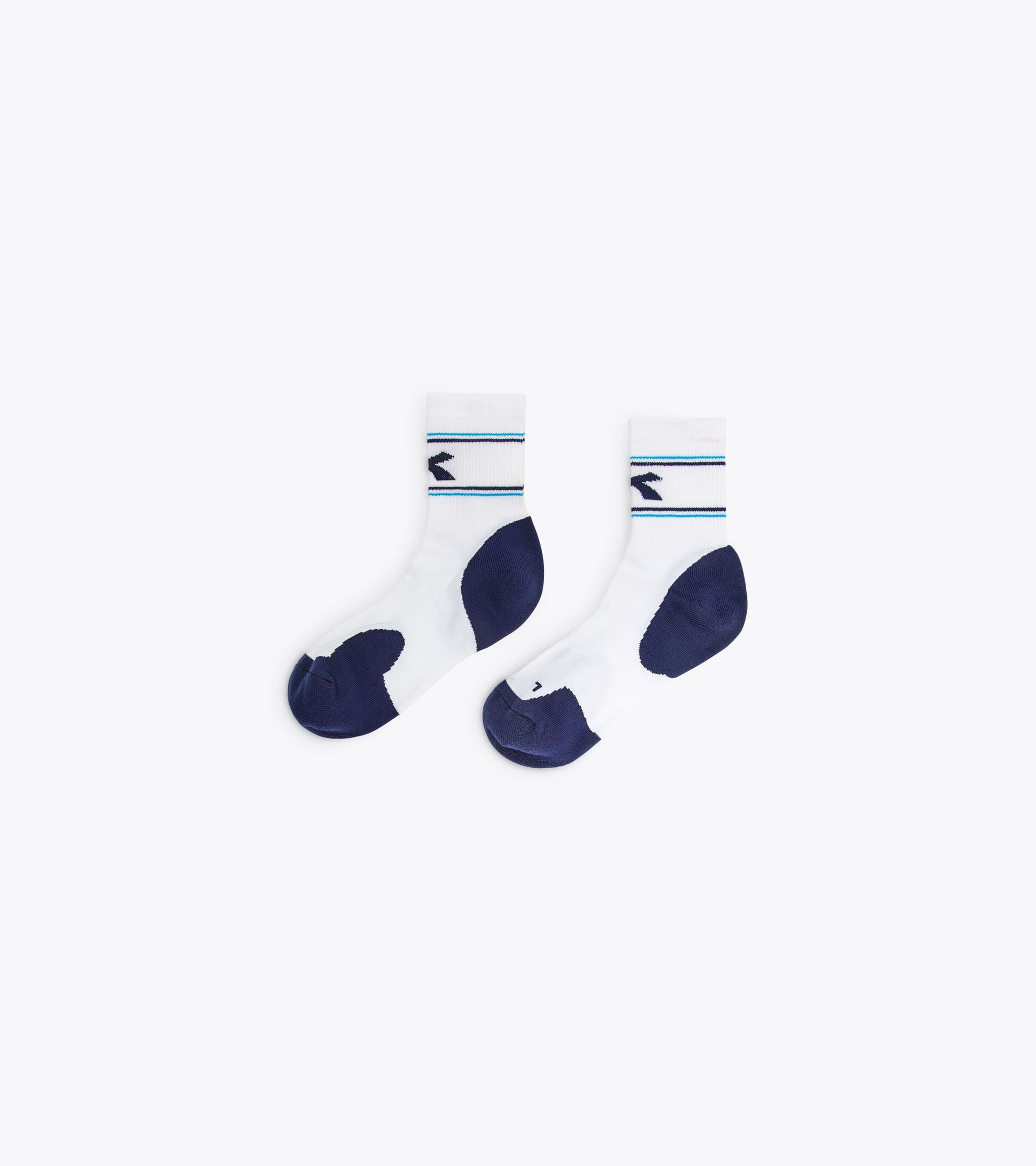 Socks - Men&rsquo;s
 SOCKS SUPER WHITE /SKY BLUE - Diadora