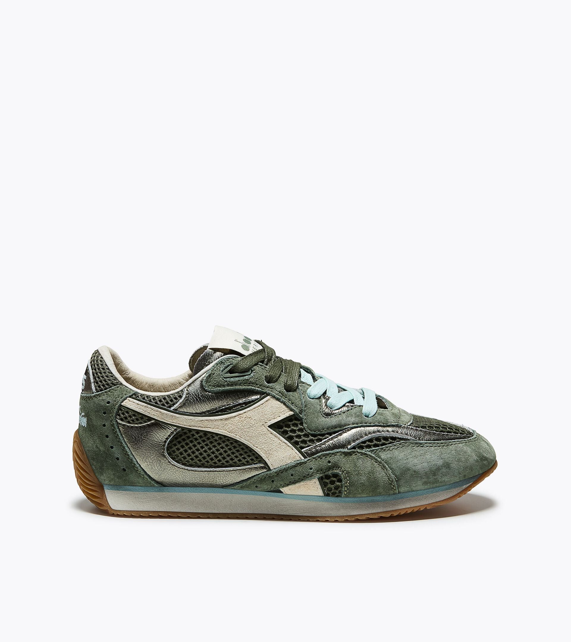 Heritage Sneaker - Low-Profile - Women&rsquo;s EQUIPE REVENGE MESH SW WN GREEN MUSHROOM - Diadora