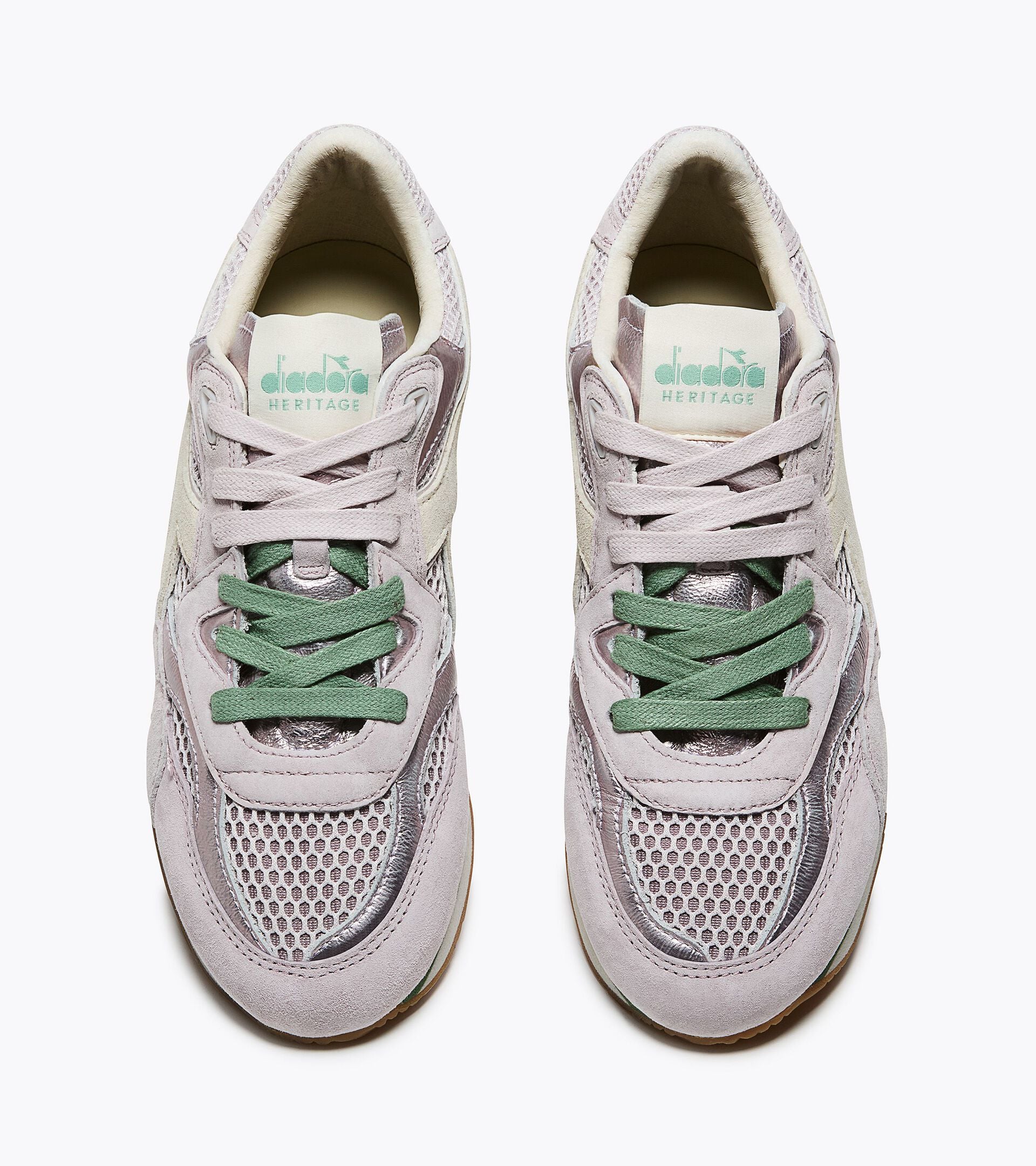 Heritage Sneaker - Low-Profile - Women&rsquo;s EQUIPE REVENGE MESH SW WN GRAY LILAC - Diadora