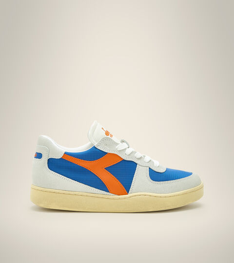 Zapatilla Heritage - Unisex MI BASKET LOW RIPSTOP AZZURRO SCURO/BIANCO - Diadora