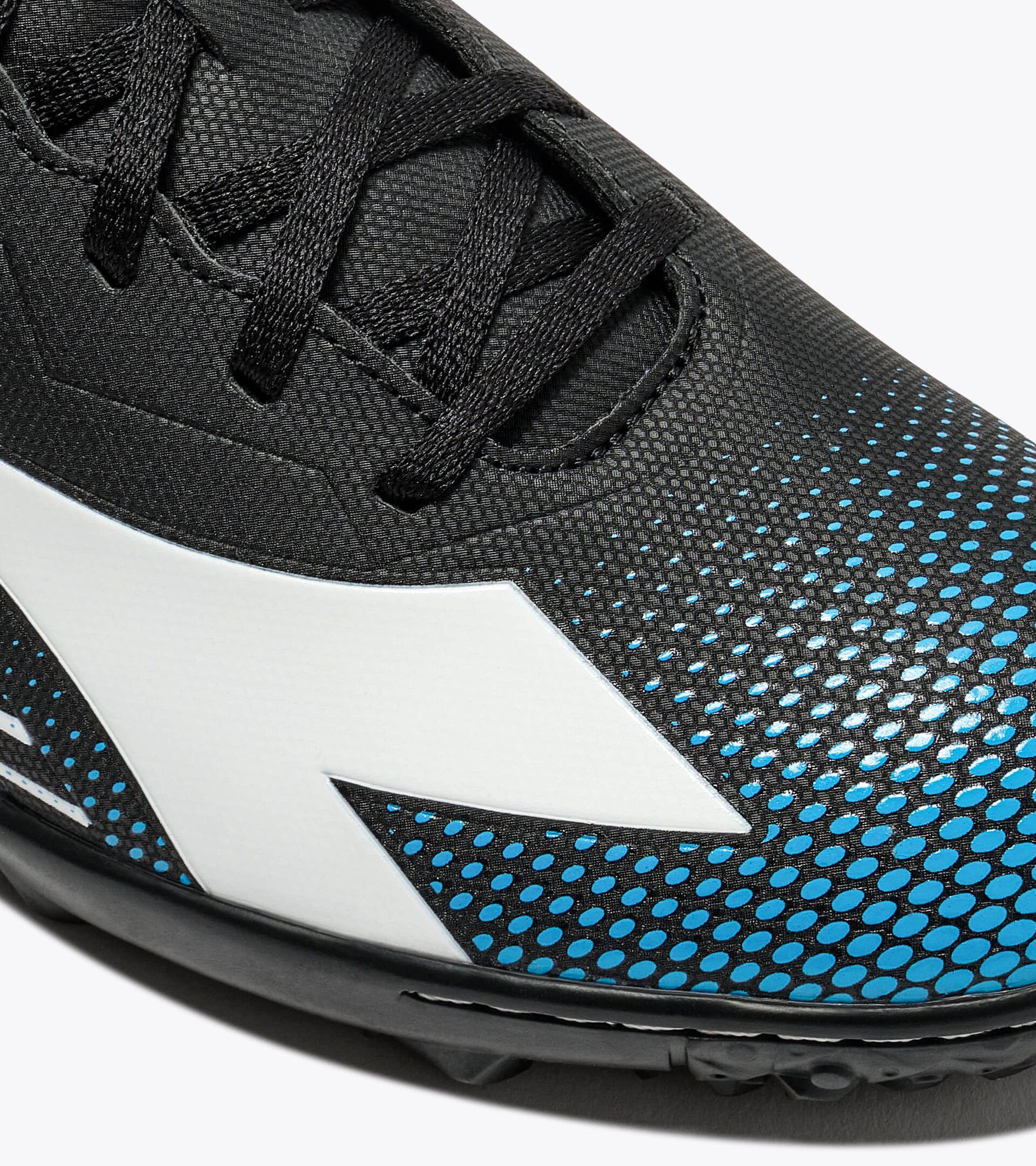 Bota de f&uacute;tbol para superficies sint&eacute;ticas - Hombre
 PICHICHI 8 TFR NERO/BIANCO/BLU FLUO - Diadora