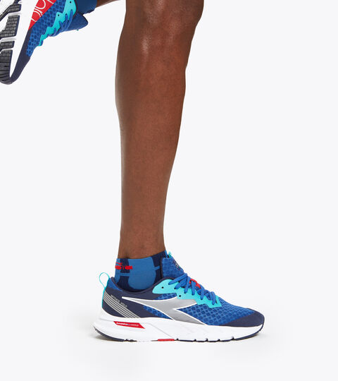 CUSHION QUARTER SOCKS, AZUL FEDERAL Calcetines de Running - Unisex CUSHION QUARTER SOCKS AZUL FEDERAL - Diadora