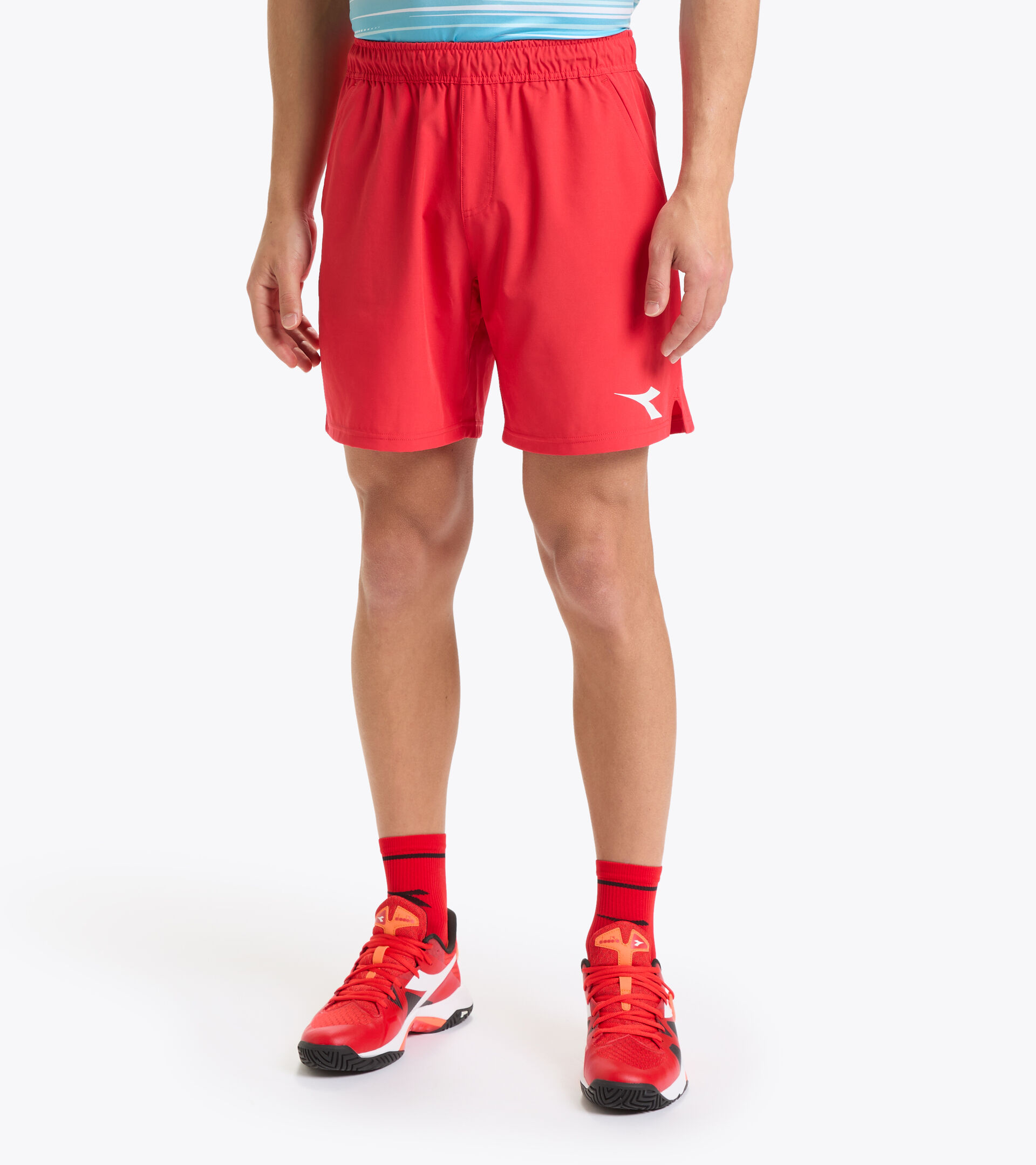Training Bermuda shorts - Men BERMUDA ICON FER.RED ITALY - Diadora