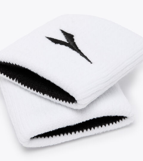 WRISTBANDS, BLANC/NOIR (C0351). Serre-poignets contre la transpiration - Unisexe WRISTBANDS BLANC/NOIR (C0351). - Diadora