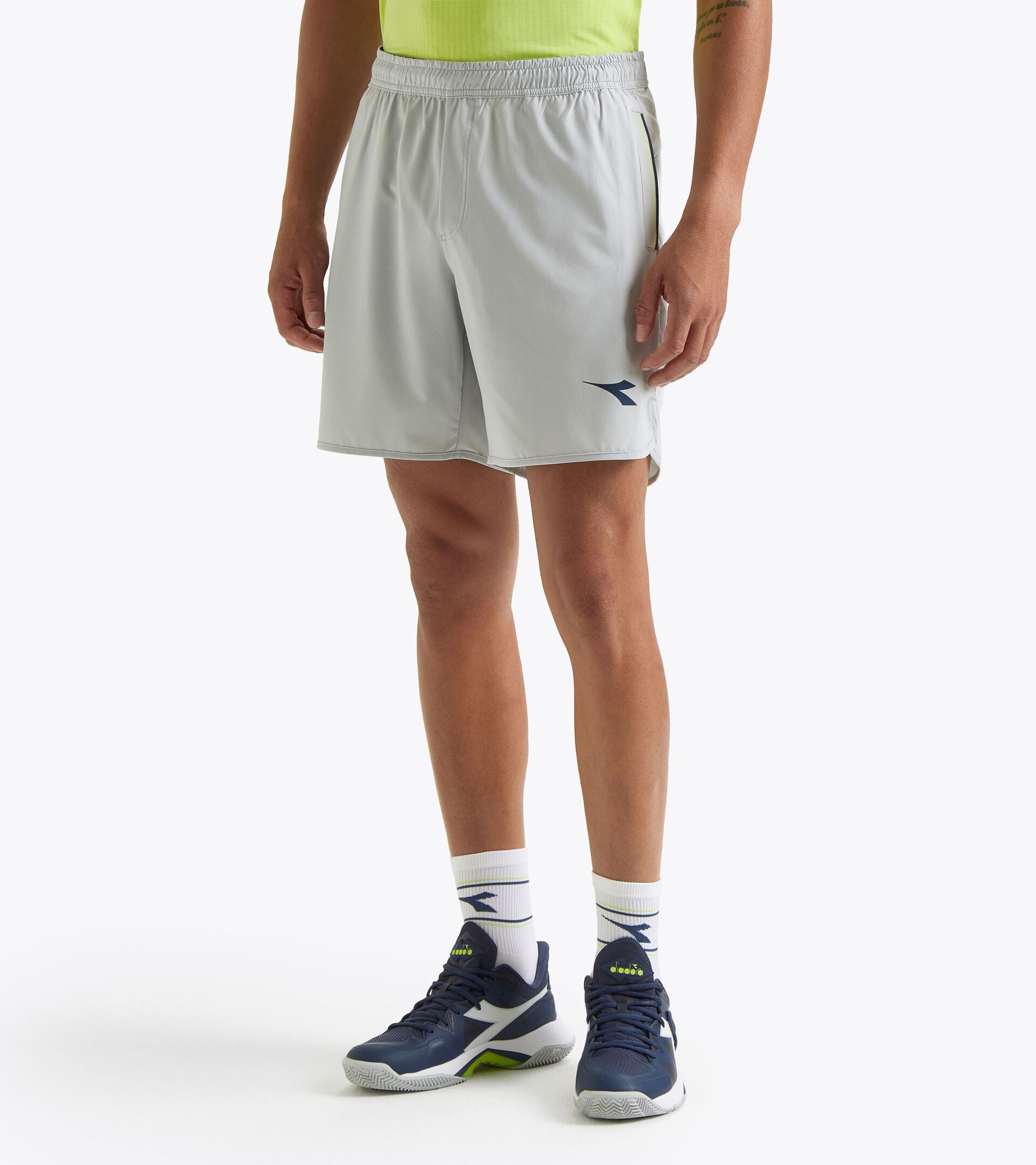 7’’ tennis shorts - Competition - Men’s
 SHORT 7'' ICON GREY CLOUD - Diadora