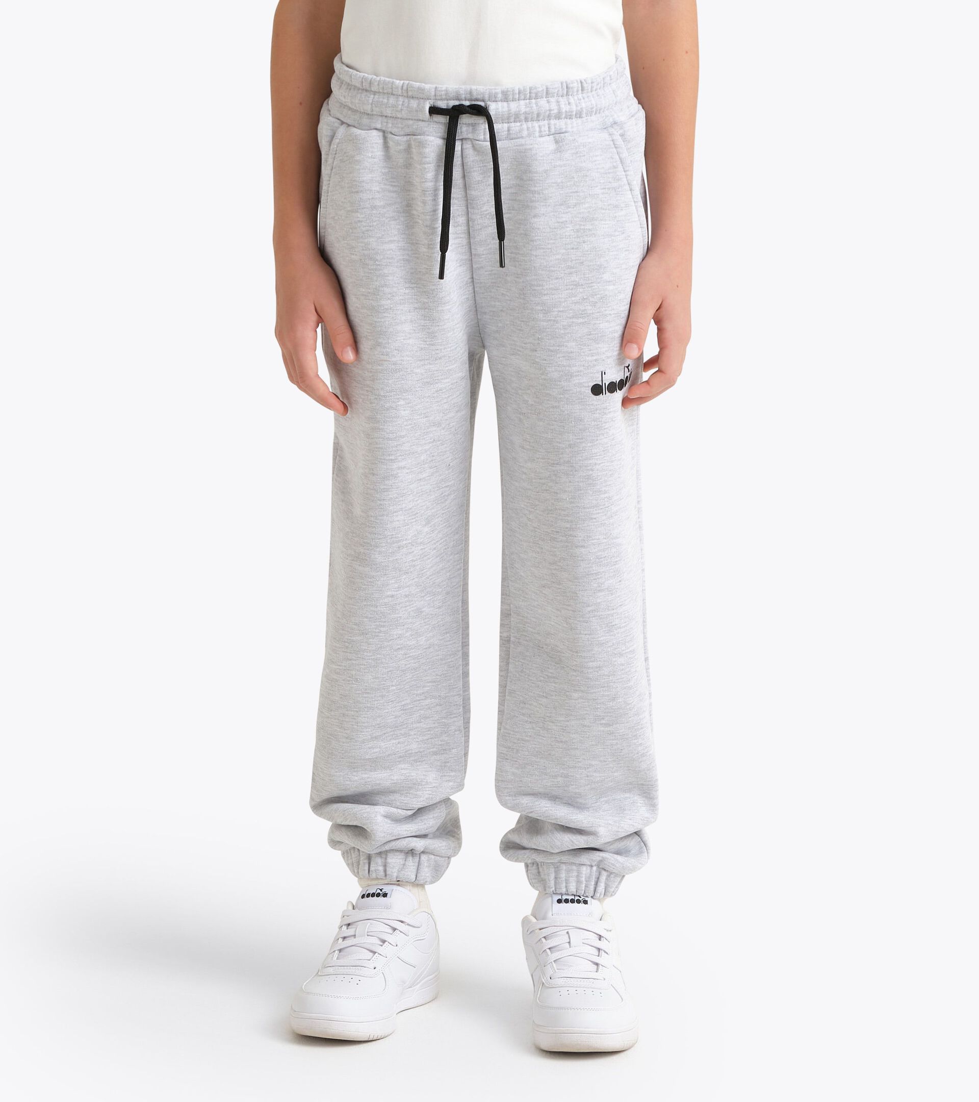 Pantal&oacute;n jogger de felpa - Ni&ntilde;o JB. JOGGER PANTS COMIC GRIS MEDIO CLARO MEZCLA - Diadora