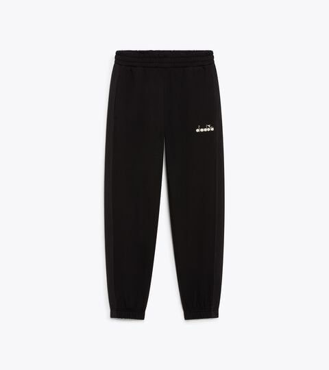 Trousers - Regular fit - Women's L. PANTS LOGO (BR) BLACK - Diadora