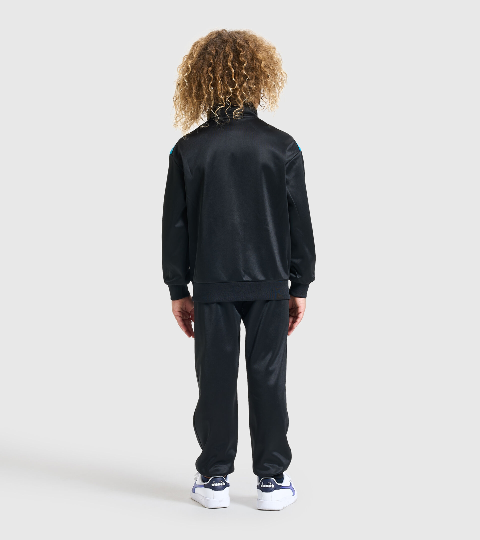 Tracksuit - Kids JU. LIGHT FZ TRACKSUIT CUBIC BLACK - Diadora