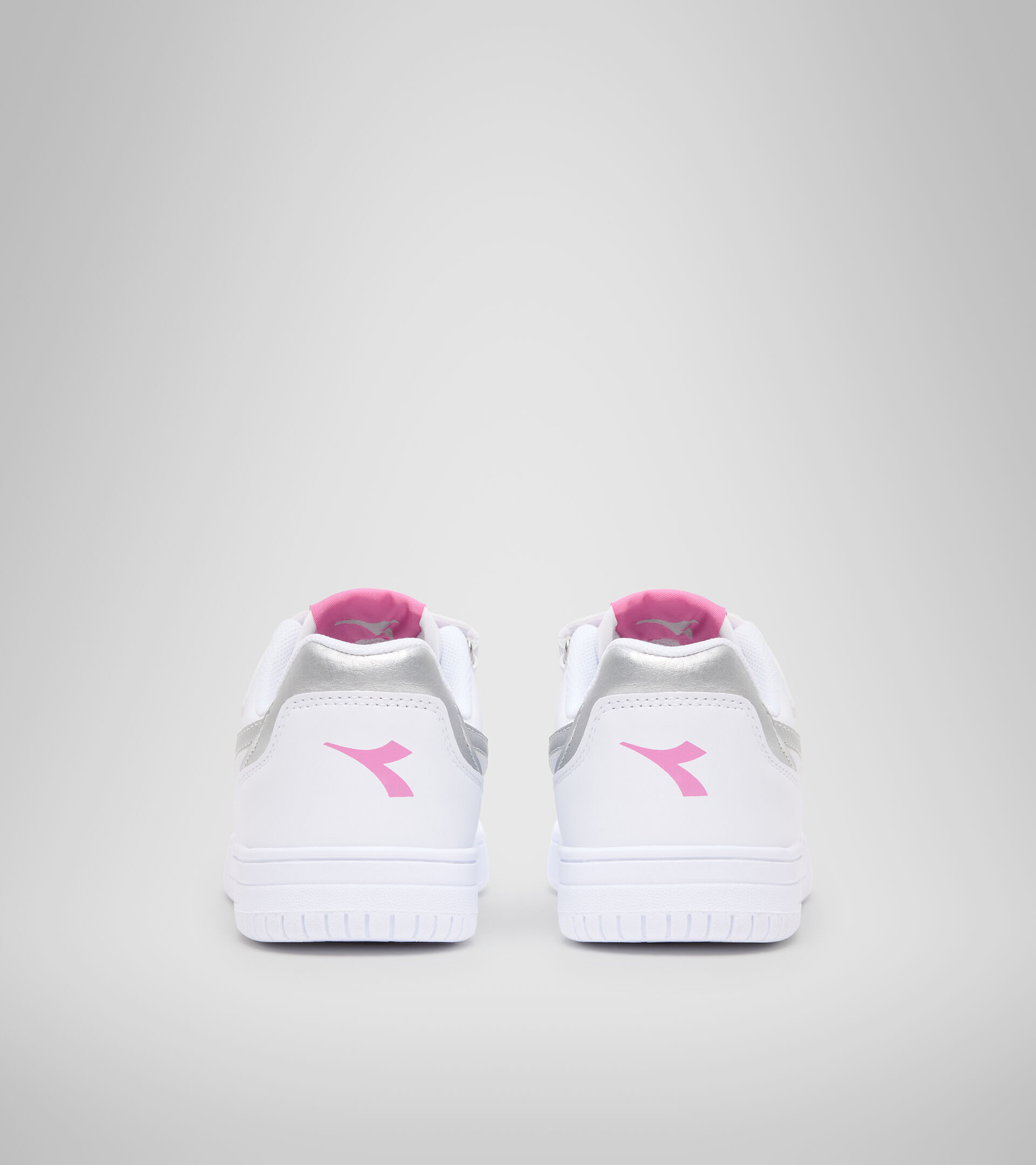 Sports shoes - Kids 4-8 years RAPTOR LOW PS WHITE/SILVER - Diadora