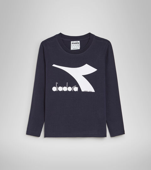 JU.T-SHIRT LS CHROMIA, MARINEBLAU Sportliches T-Shirt - Kinder JU.T-SHIRT LS CHROMIA MARINEBLAU - Diadora