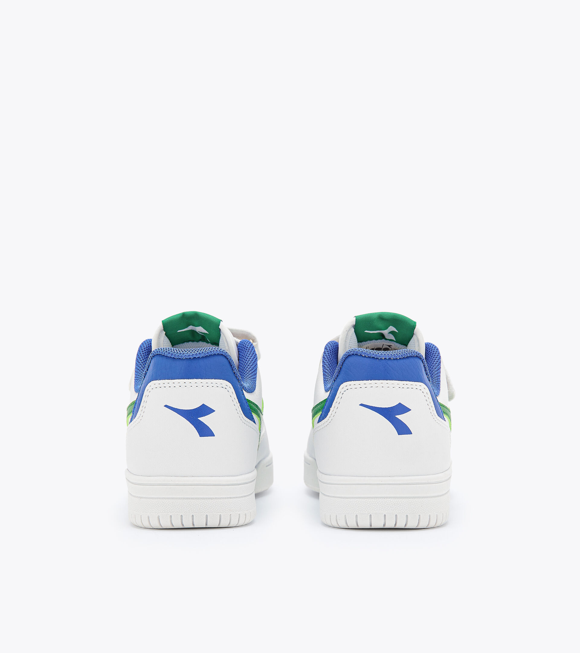 Sportschuh - Kinder 4-8 Jahren RAPTOR LOW PS WEISS/FROHLICHGRUN - Diadora