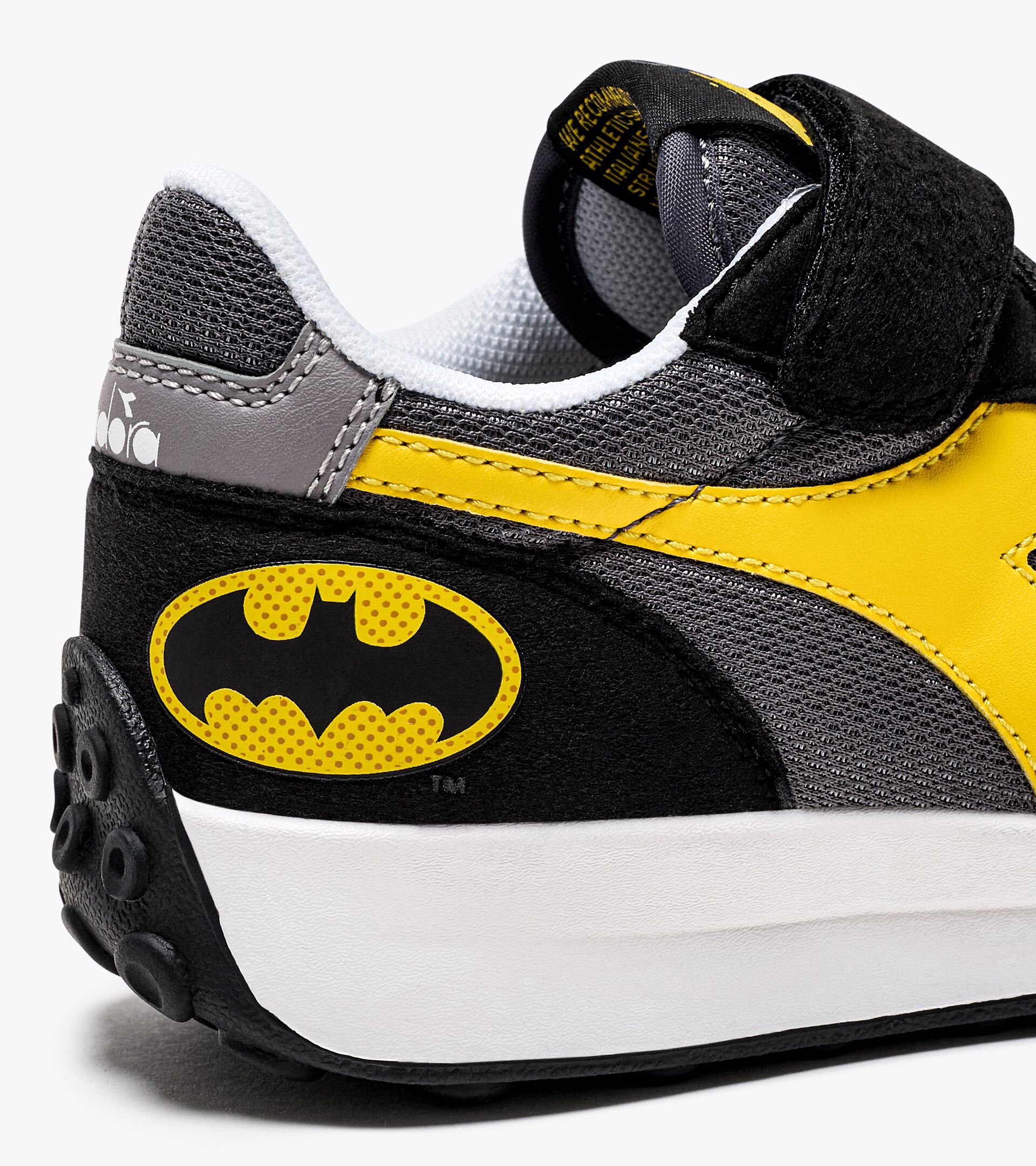 Sportlicher Sneaker - Jungen - 4–8 Jahre  RACE PS BATMAN SCHWARZ/STAHLGRAU - Diadora