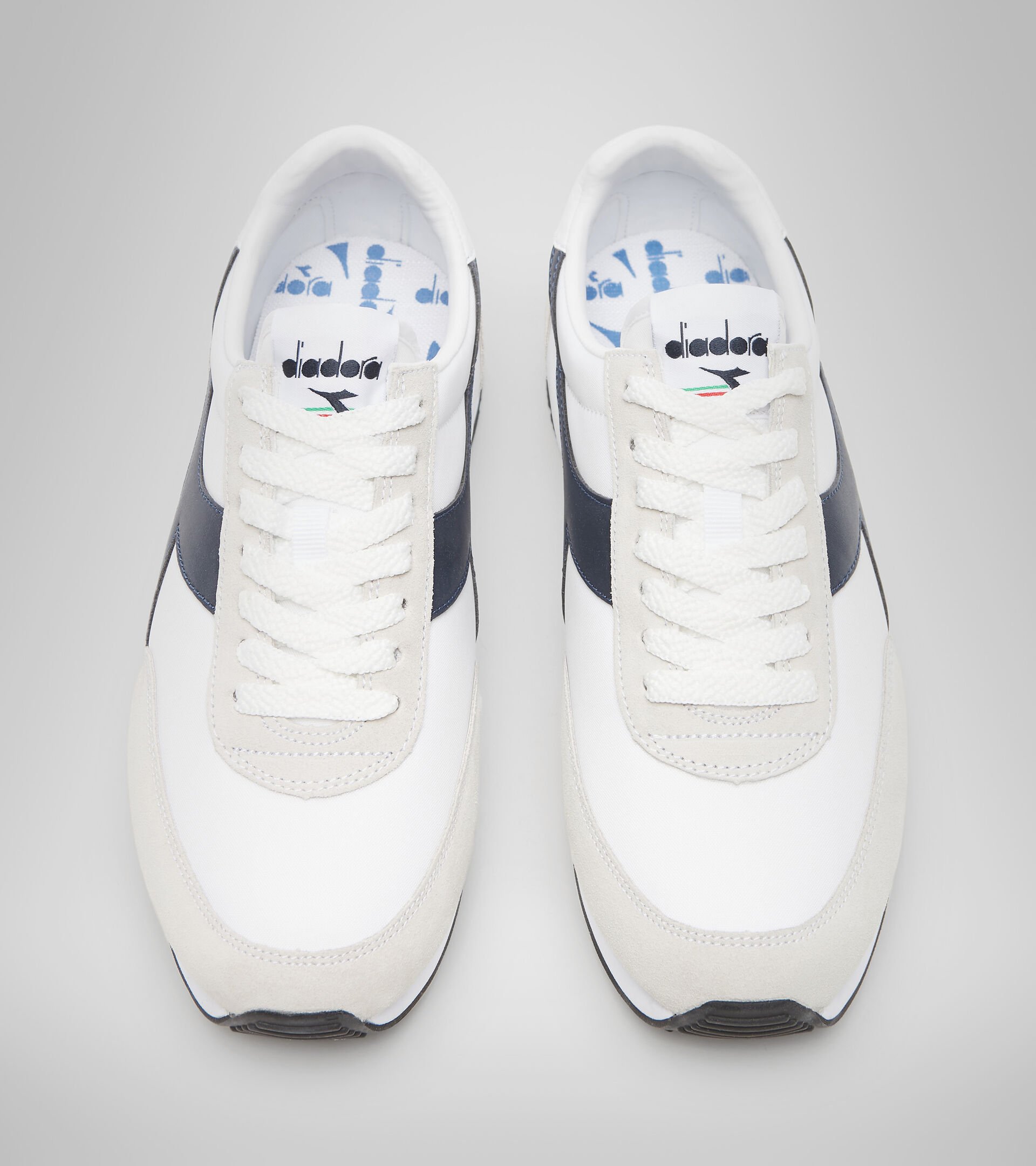 Sports shoe - Unisex KOALA WHITE/BLUE DENIM - Diadora
