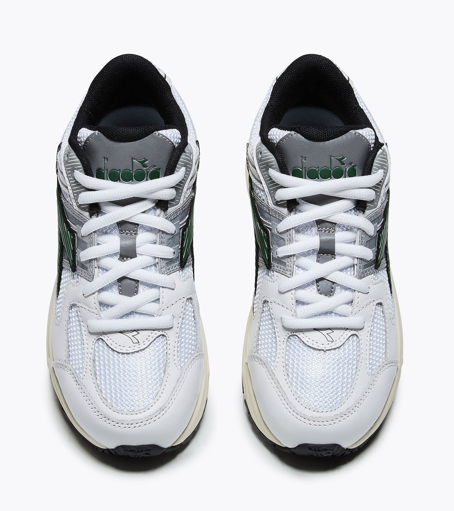 Leather Sneaker - All-gender MYTHOS STAR LEA WHITE/WHITE/GREENER PASTURES - Diadora