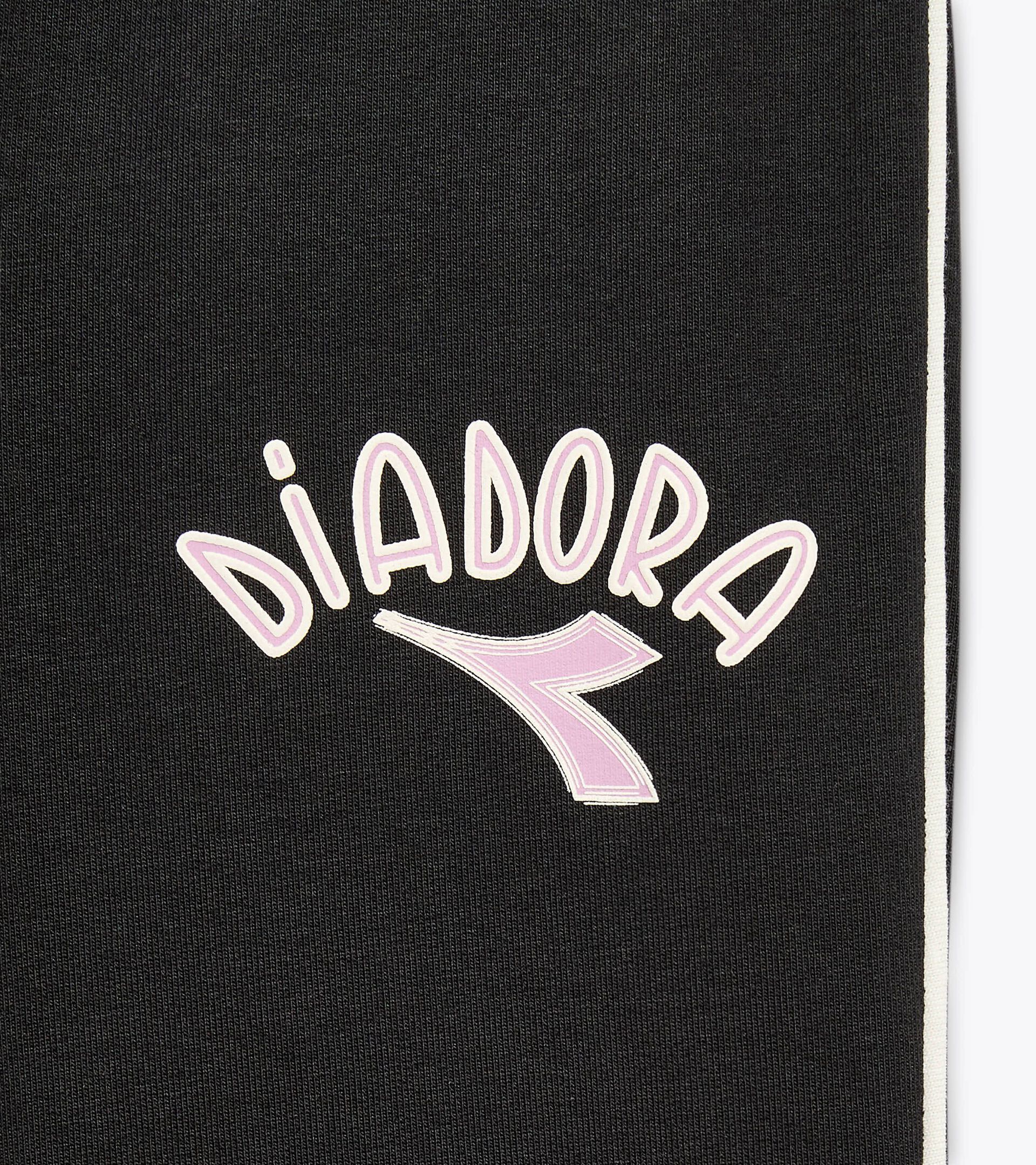 Stretchy leggings - Girls JG. LEGGINGS LOGO BLACK - Diadora