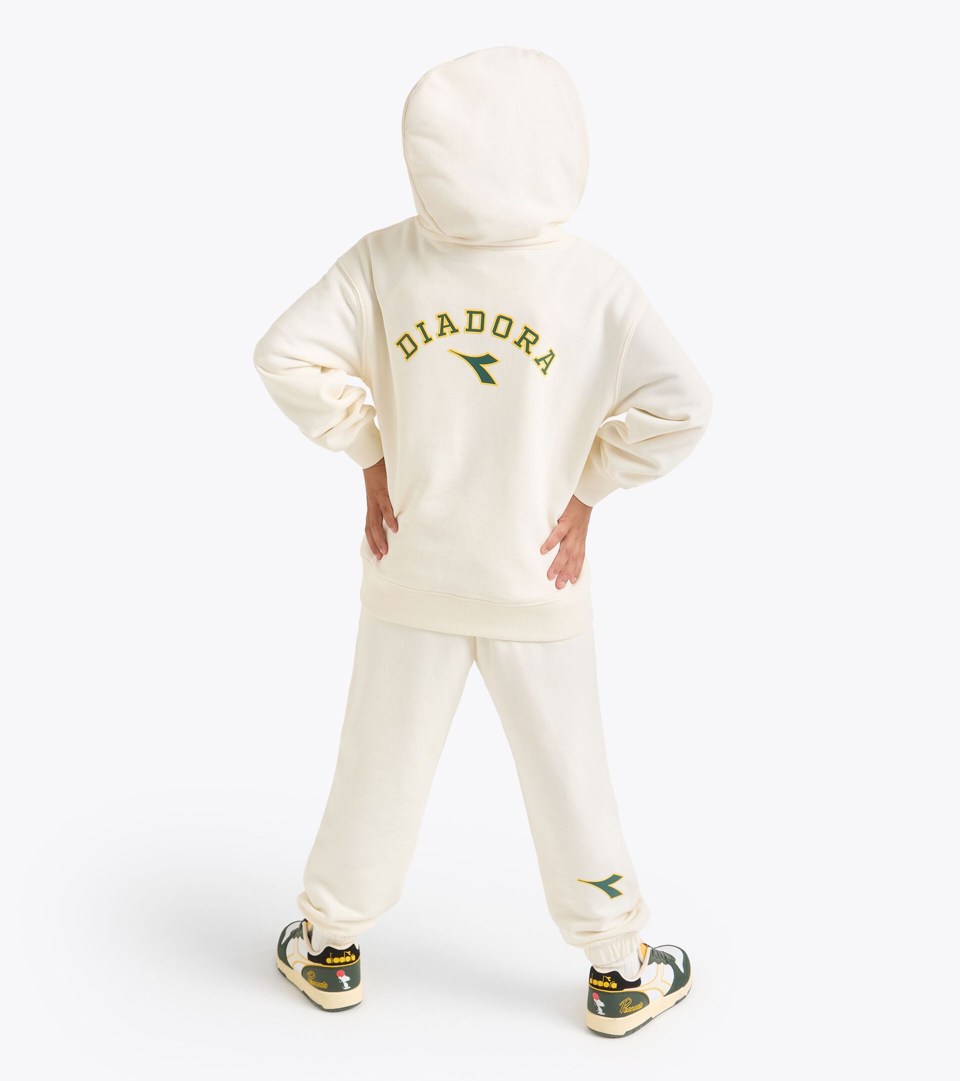 Sudadera con capucha Peanuts - Niños y niñas  JU. HOODIE PEANUTS BIANCO GARDENIA - Diadora