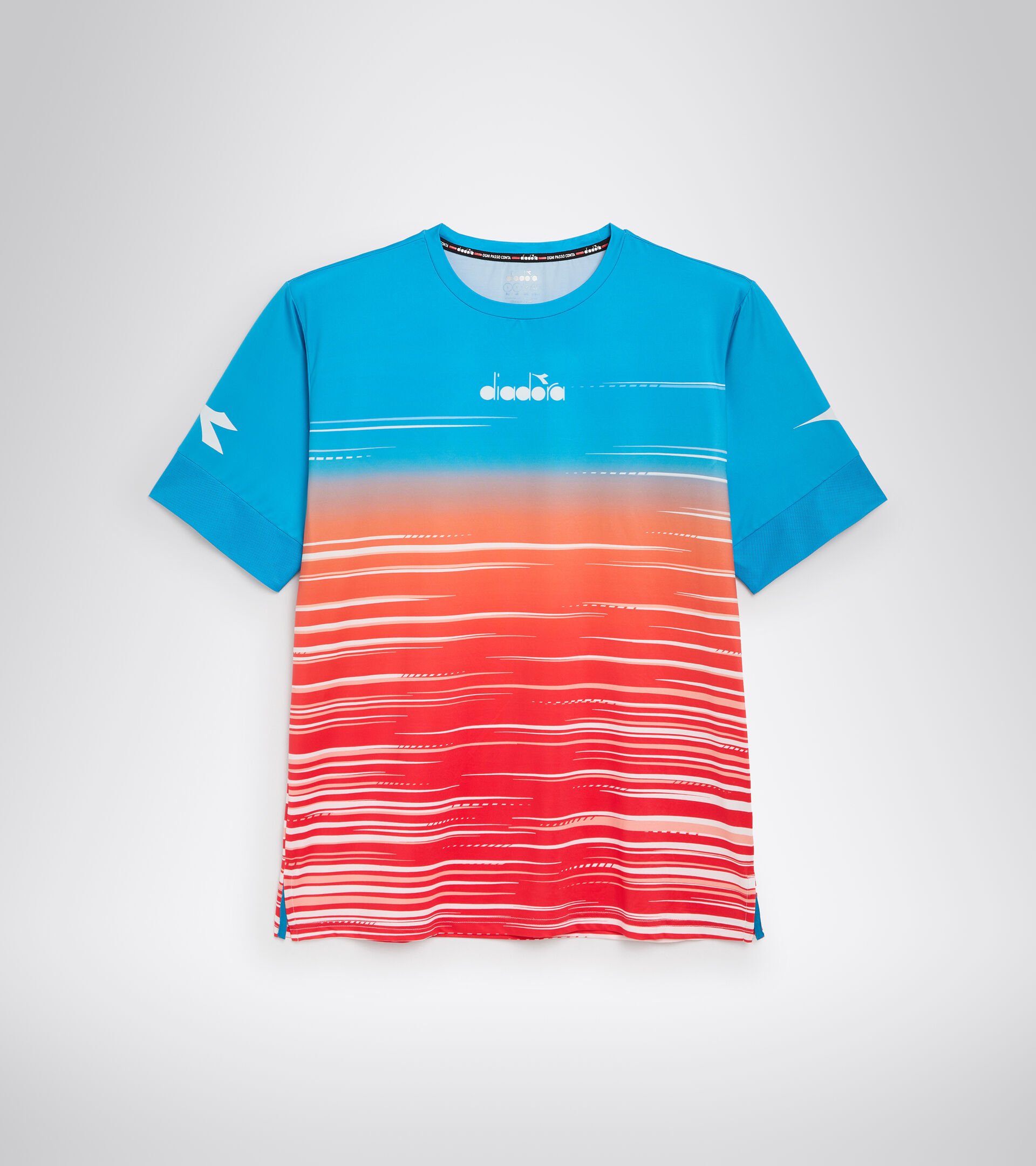 Tennis-T-Shirt - Herren SS T-SHIRT ICON LAGUNE DAMMERUNG - Diadora